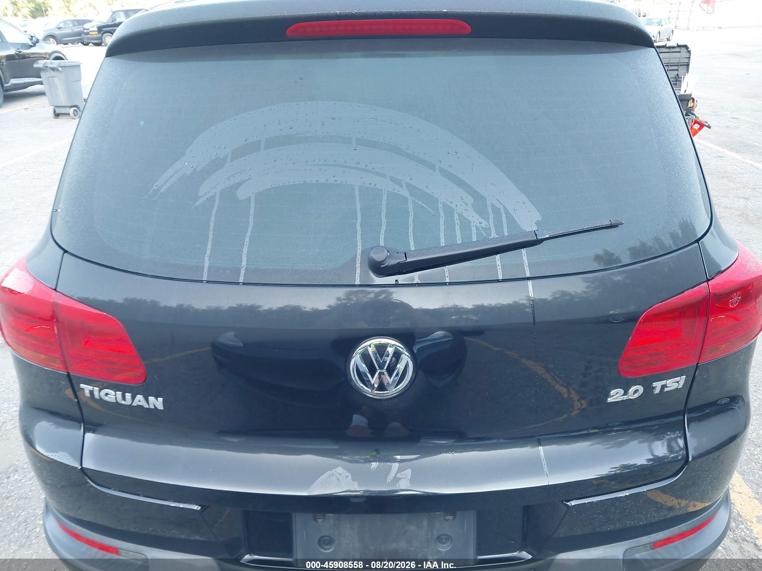 2015 Volkswagen Tiguan Sel Black vin: WVGAV7AX3FW503999