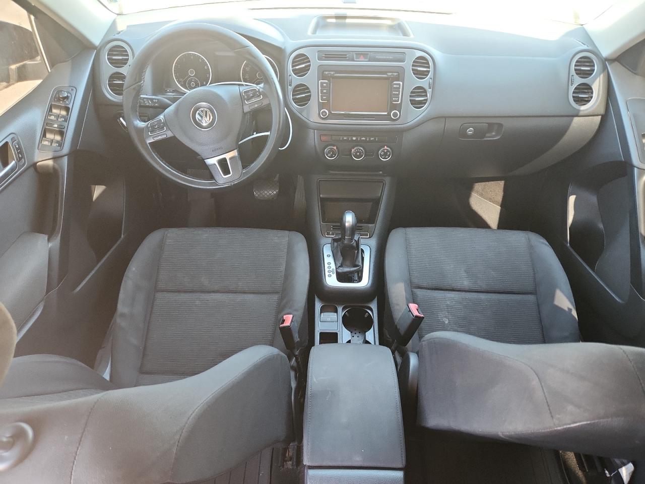 2015 Volkswagen Tiguan S Black vin: WVGAV7AX3FW551857