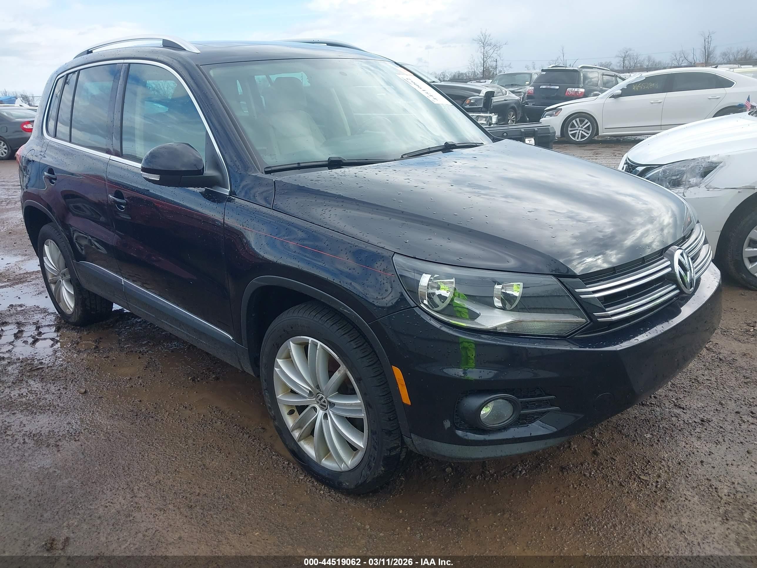 2015 Volkswagen Tiguan S/se/sel/r-line Black vin: WVGAV7AX3FW56264 
