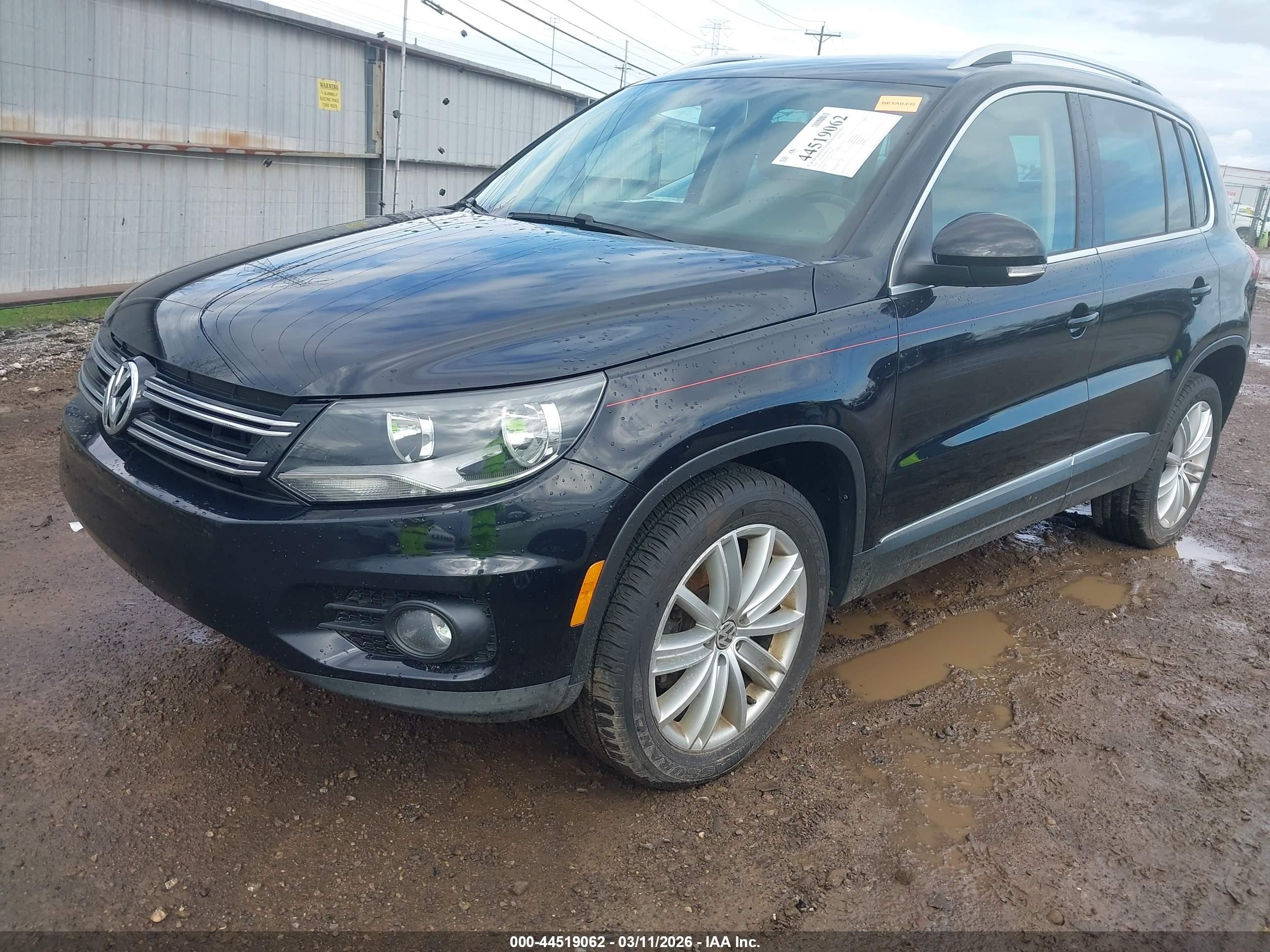 2015 Volkswagen Tiguan S/se/sel/r-line Black vin: WVGAV7AX3FW56264 