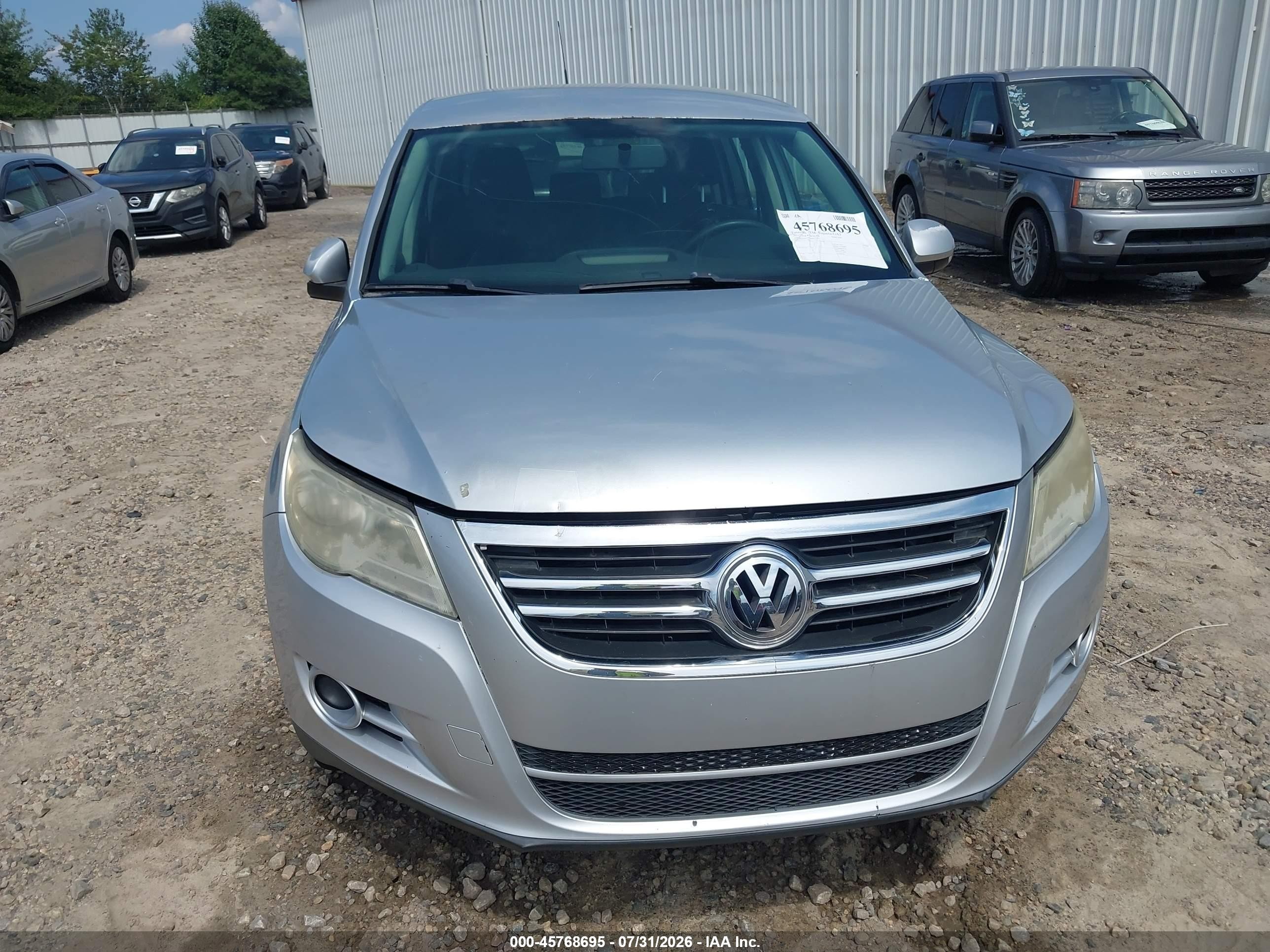 2011 Volkswagen Tiguan S Gray vin: WVGAV7AX4BW525732