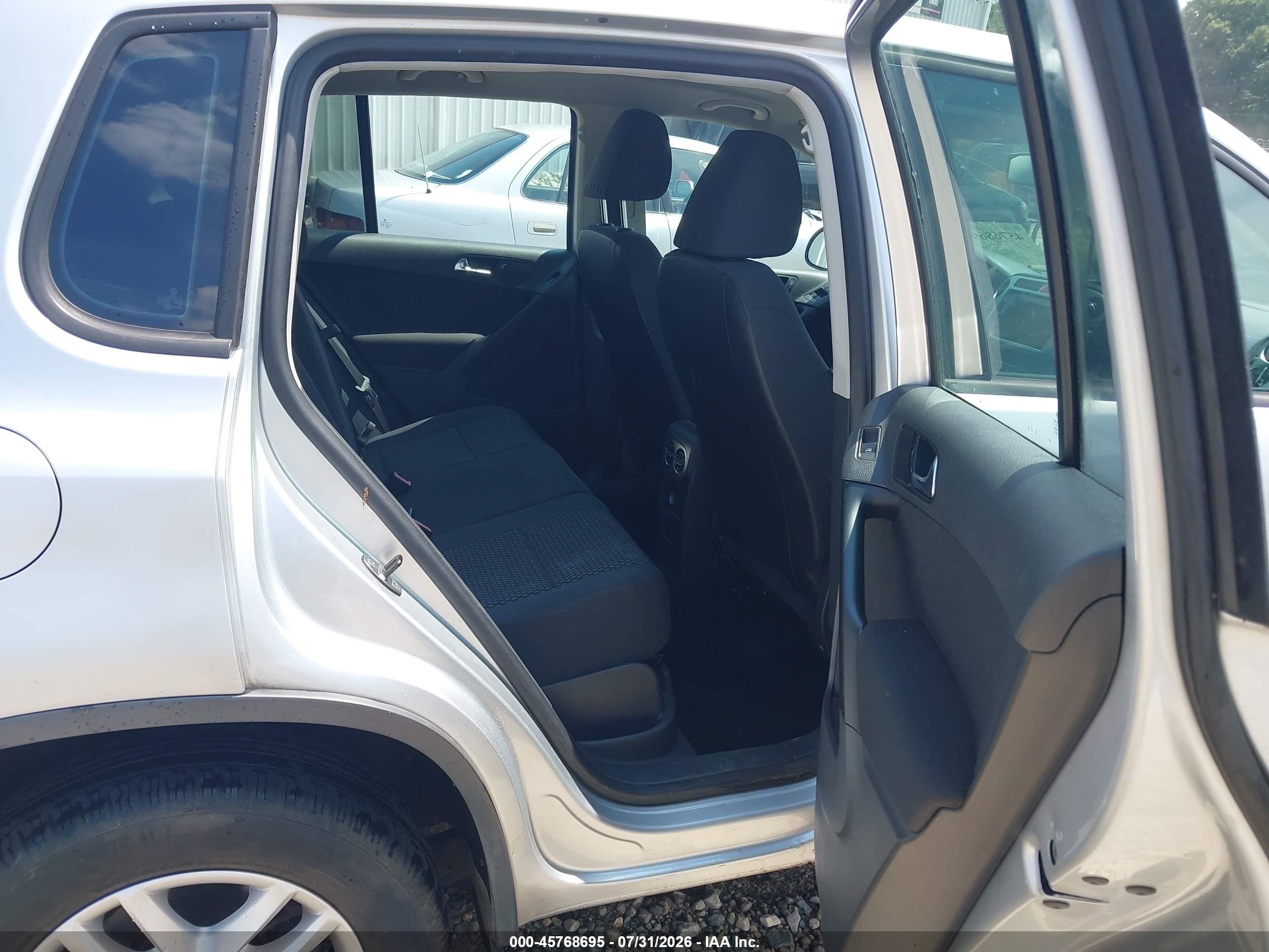 2011 Volkswagen Tiguan S Gray vin: WVGAV7AX4BW525732