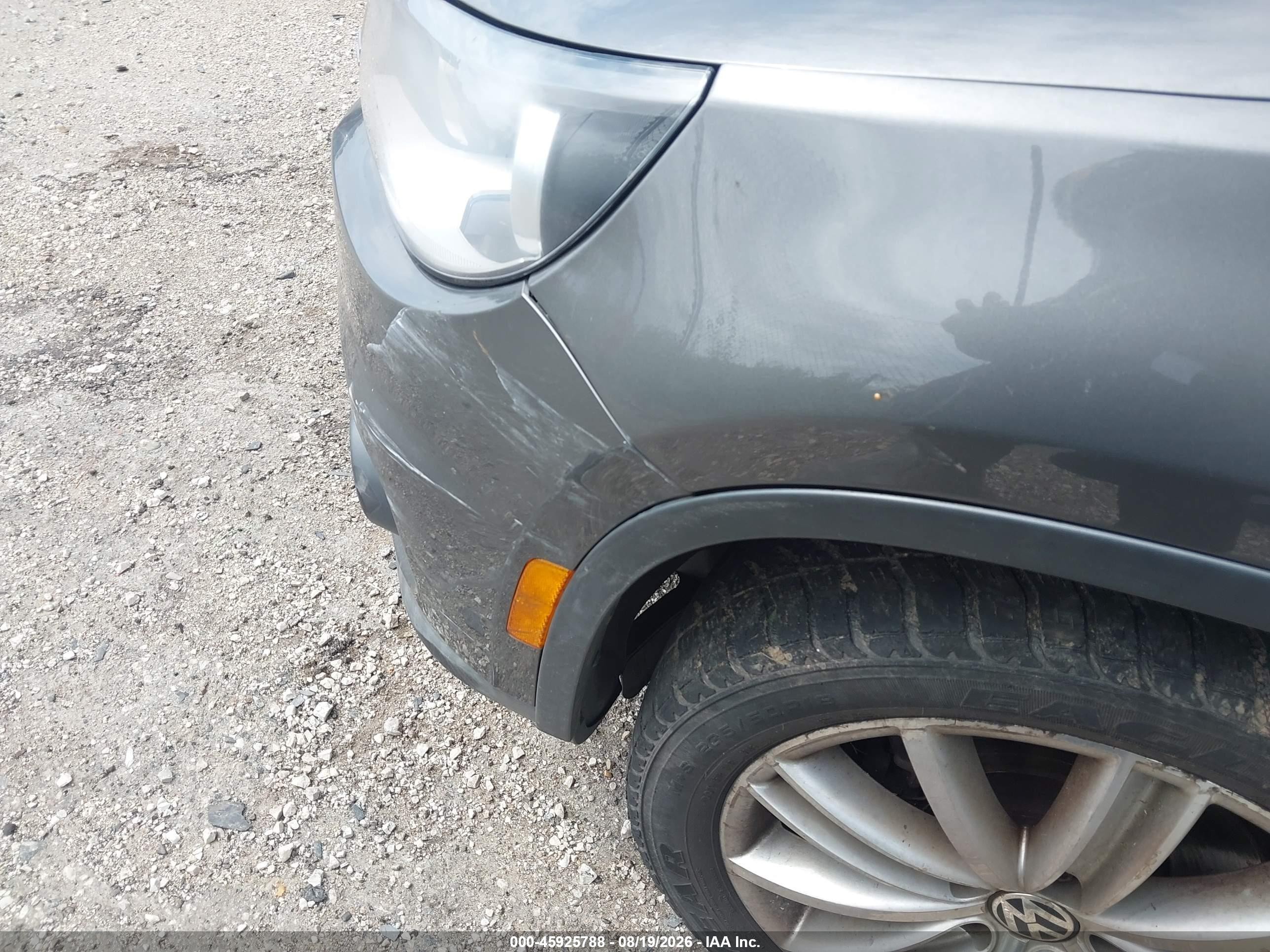 2012 Volkswagen Tiguan Se Серый vin: WVGAV7AX4CW002843