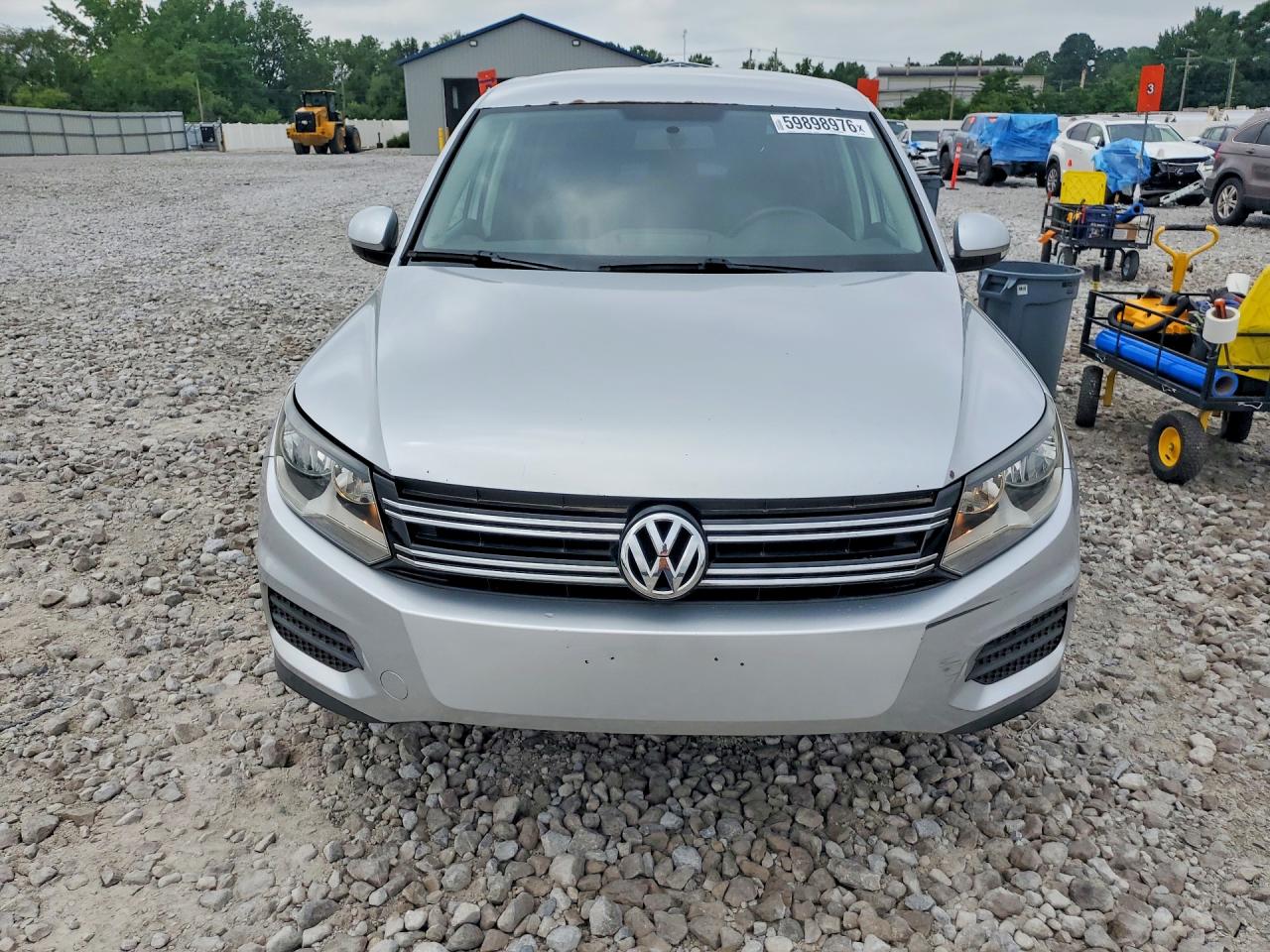 2012 Volkswagen Tiguan S Silver vin: WVGAV7AX4CW548008