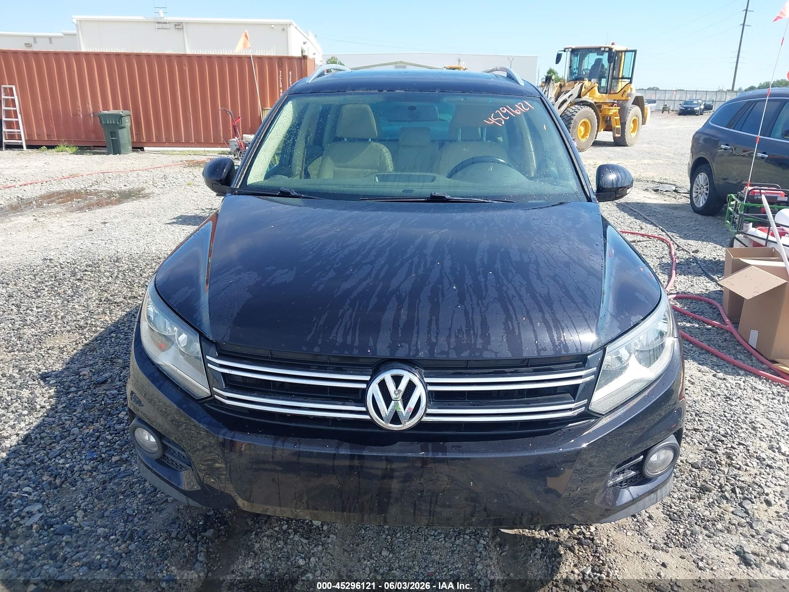 2013 Volkswagen Tiguan Se Black vin: WVGAV7AX4DW523787