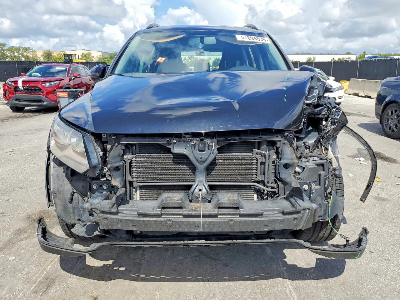 2015 Volkswagen Tiguan S Black vin: WVGAV7AX4FW502120