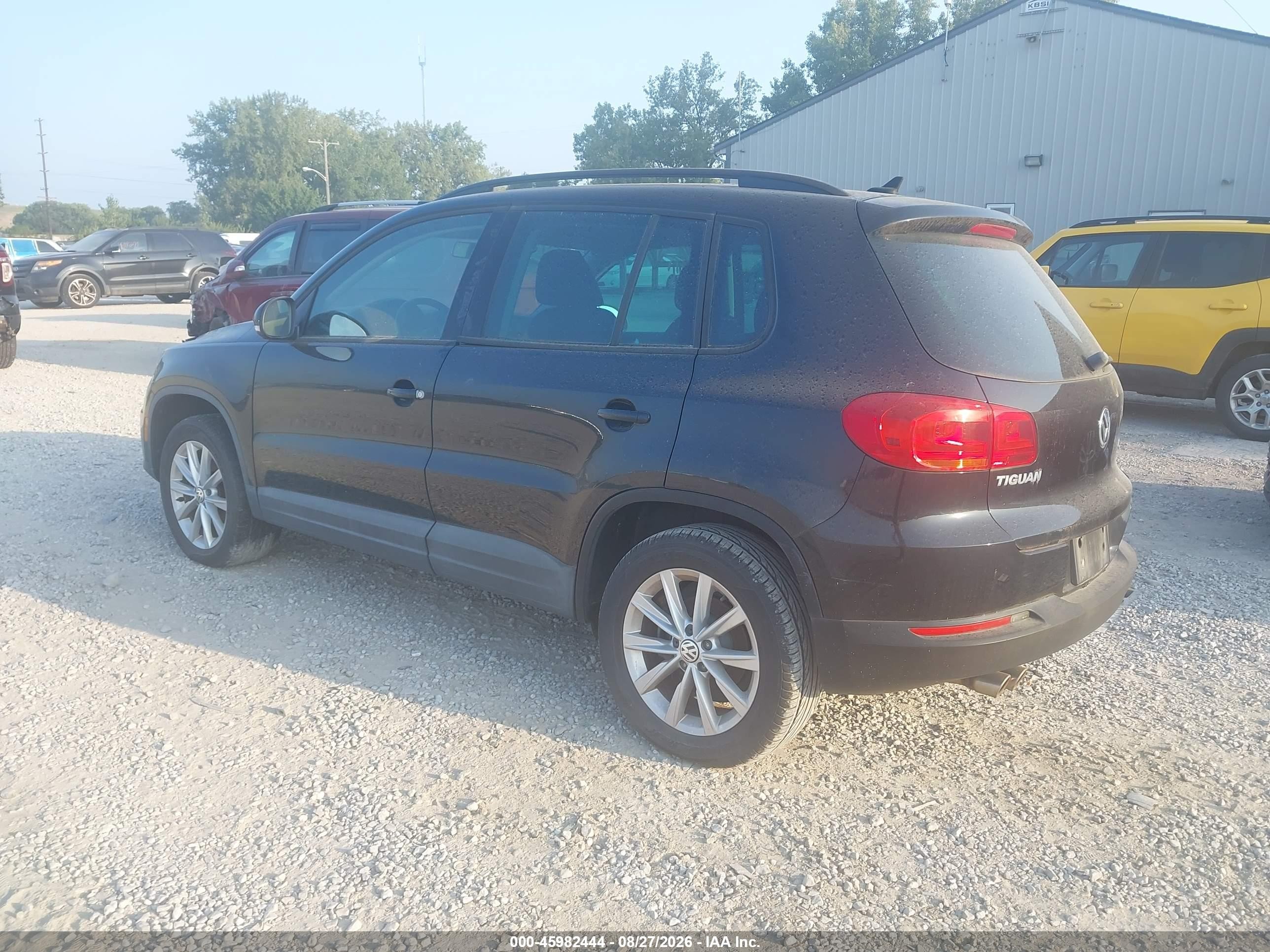 2015 Volkswagen Tiguan Se Black vin: WVGAV7AX4FW549082