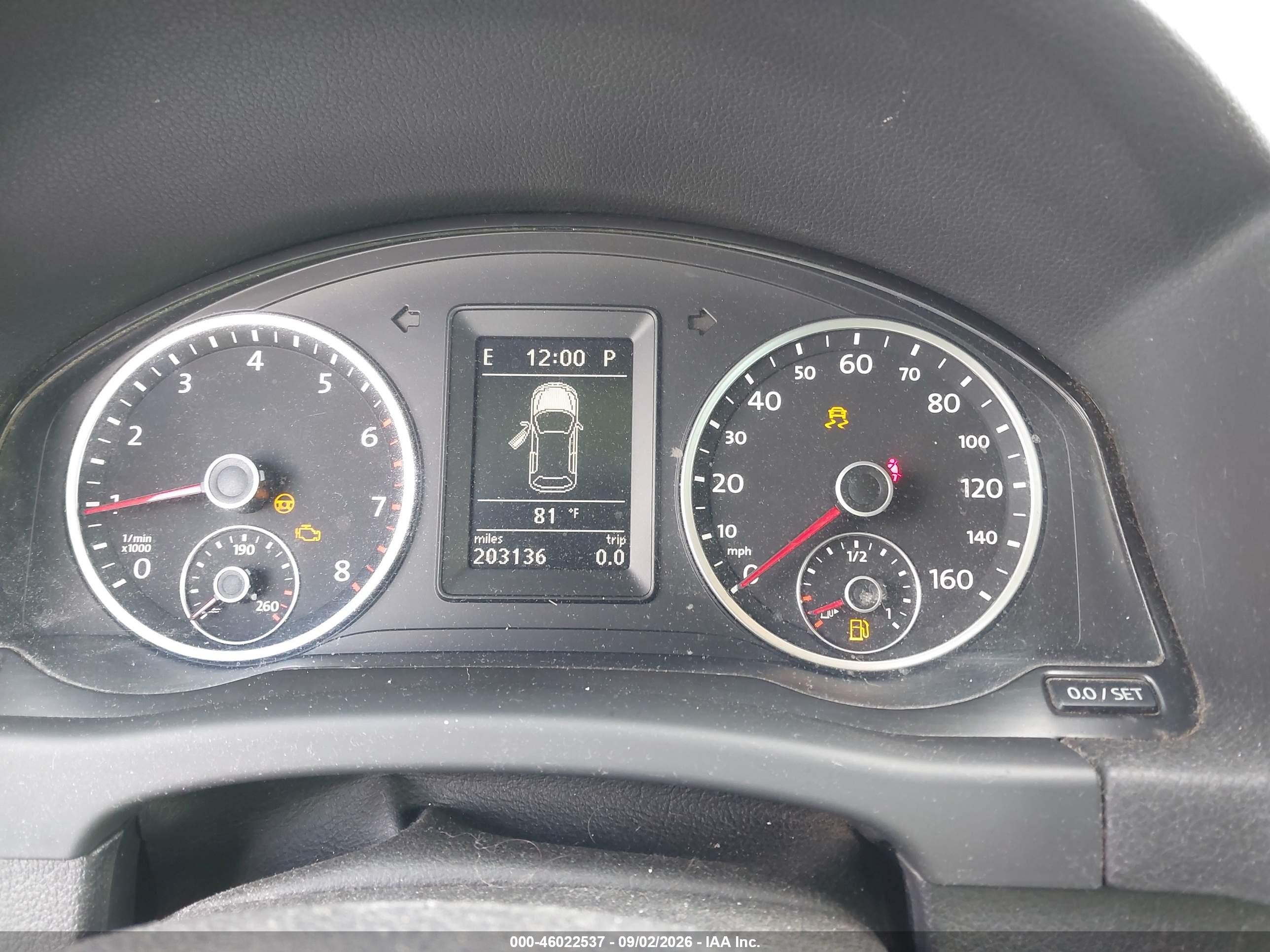 2010 Volkswagen Tiguan Wolfsburg Edition Черный vin: WVGAV7AX5AW003187
