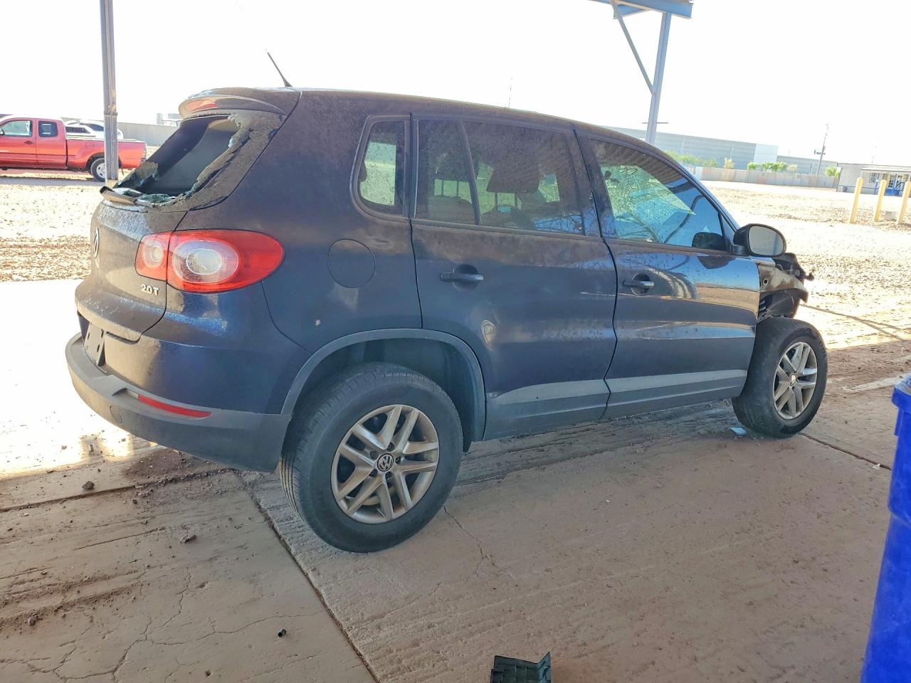 2011 Volkswagen Tiguan S Black vin: WVGAV7AX5BW501651