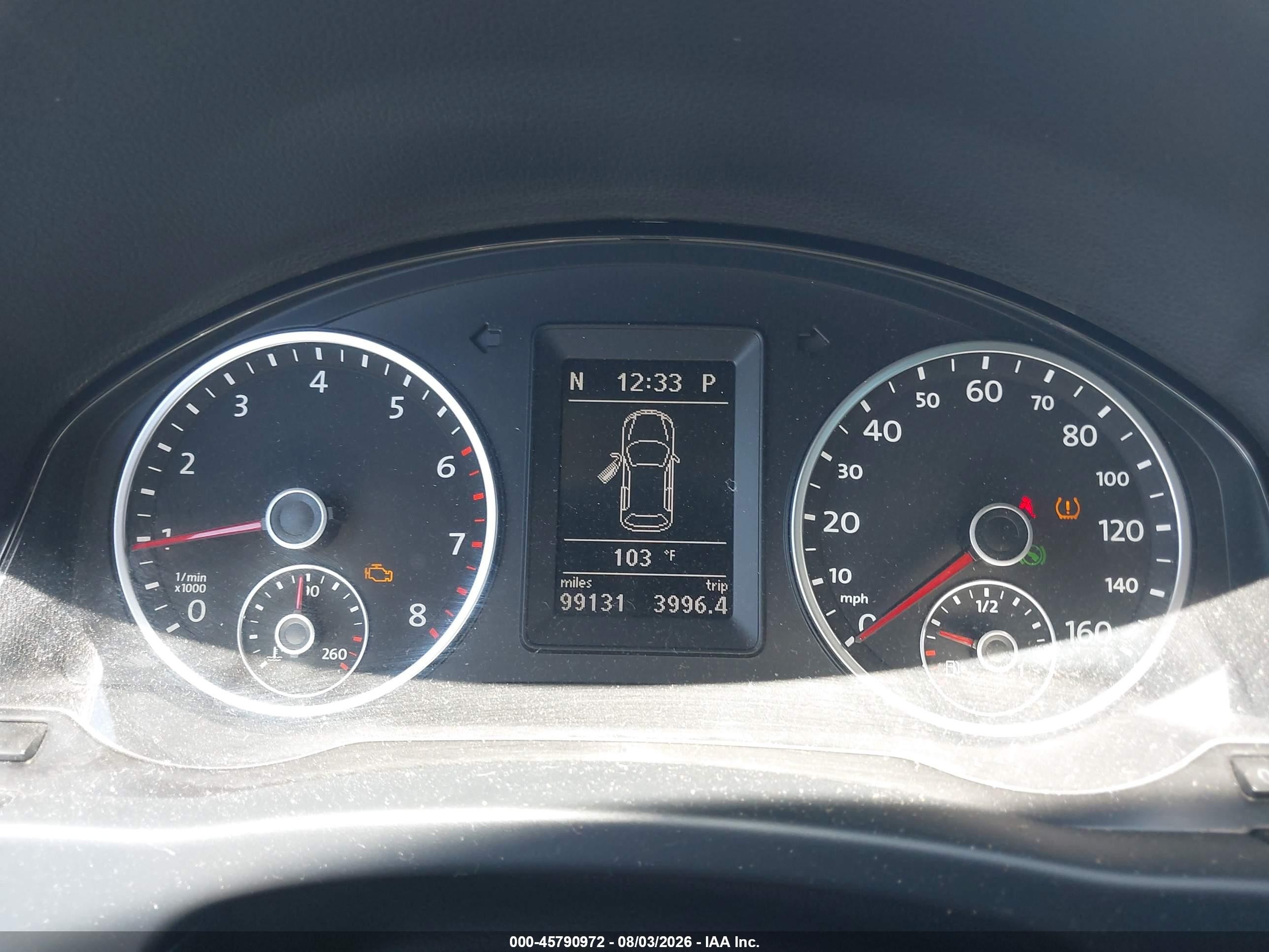 2012 Volkswagen Tiguan Se Белый vin: WVGAV7AX5CW518371