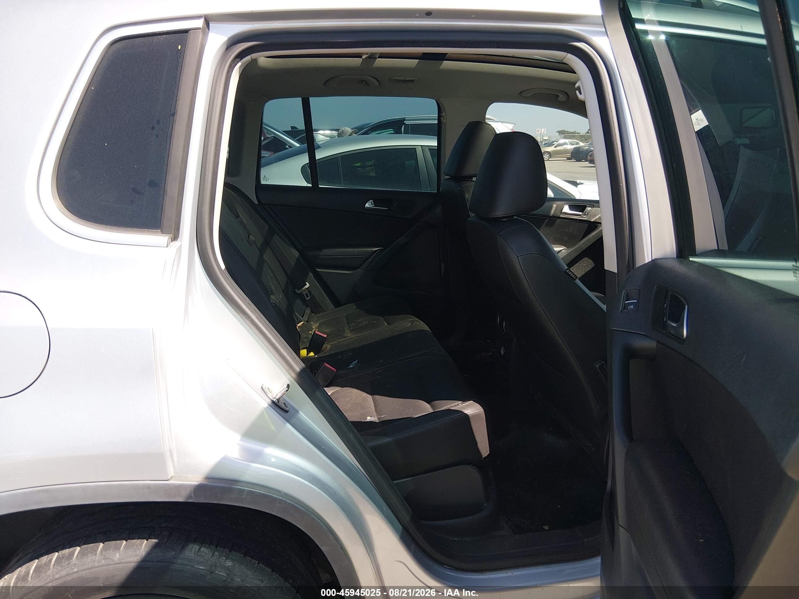 2012 Volkswagen Tiguan Se Gray vin: WVGAV7AX5CW529080