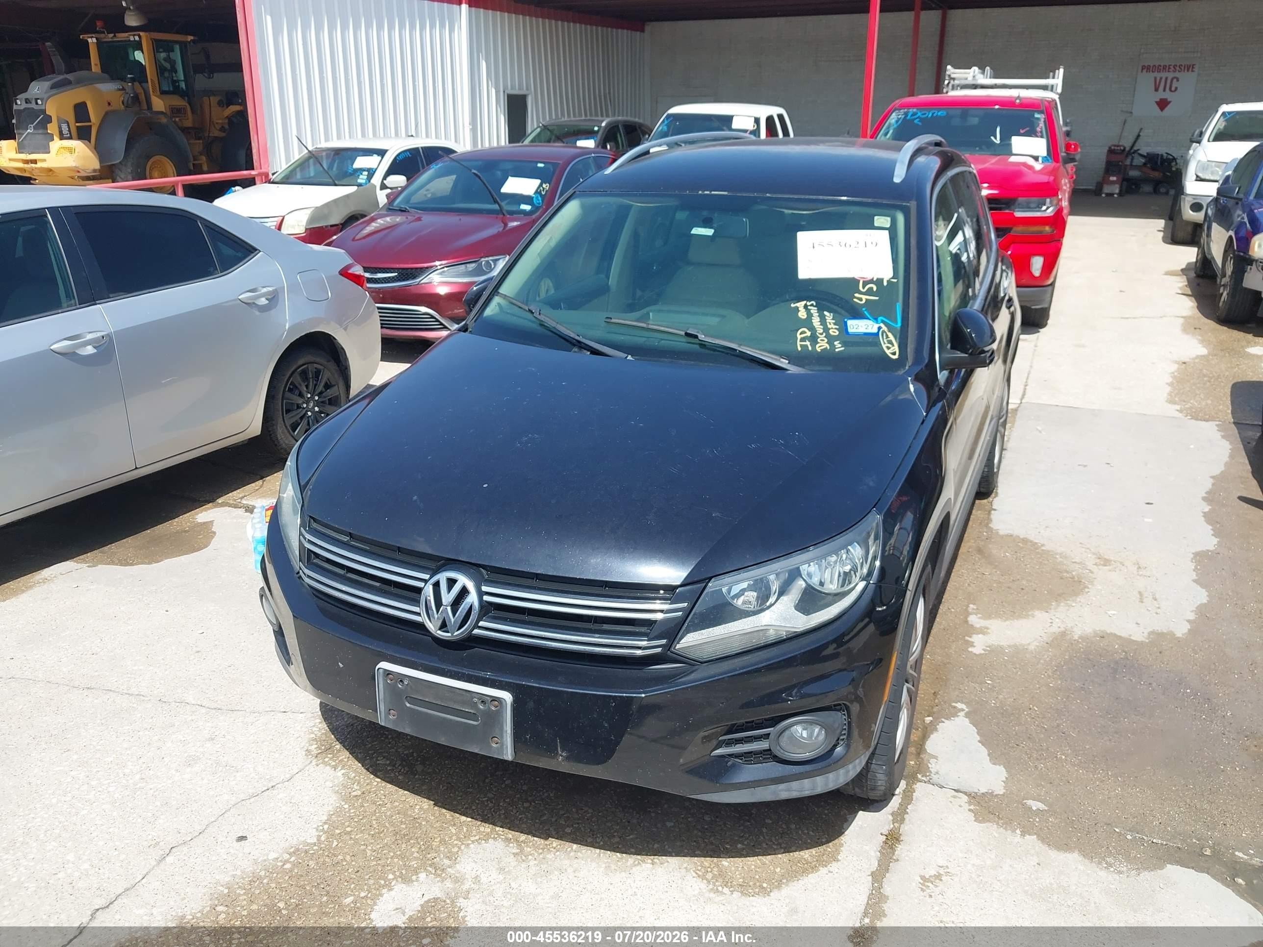 2012 Volkswagen Tiguan Se Black vin: WVGAV7AX5CW555789