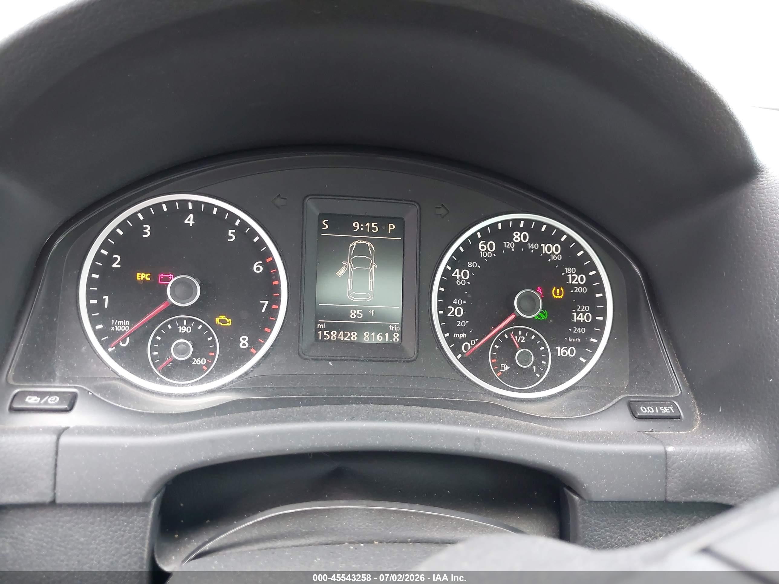 2015 Volkswagen Tiguan Se Gray vin: WVGAV7AX5FW569275