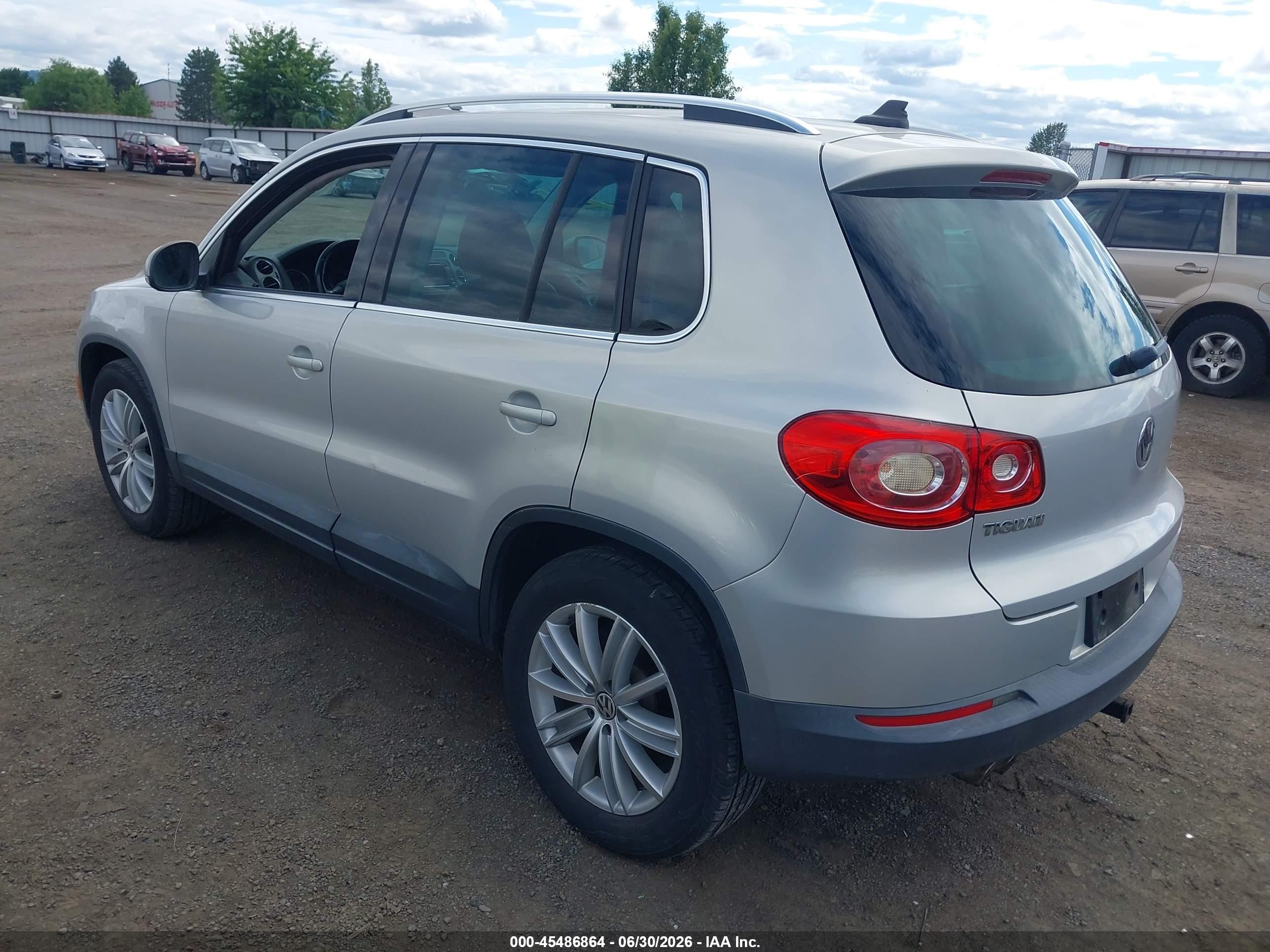 2010 Volkswagen Tiguan Se Серебряный vin: WVGAV7AX6AW511491