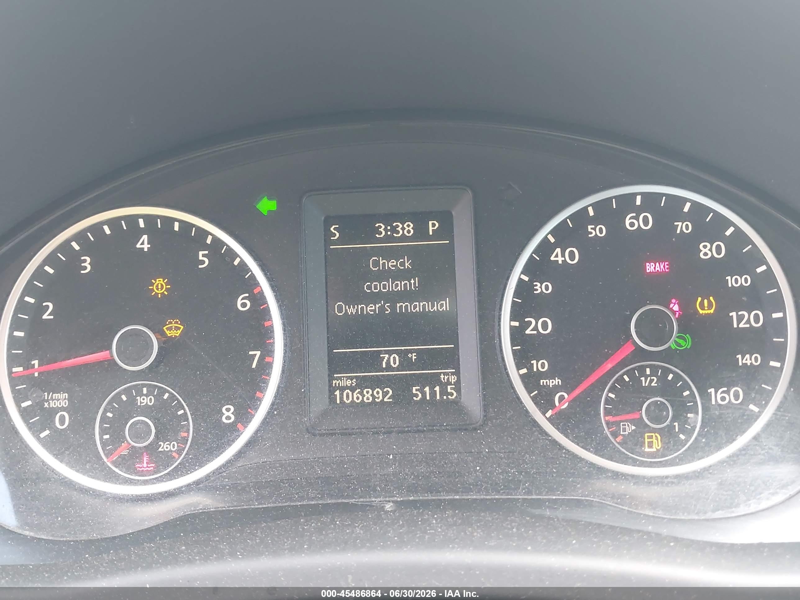 2010 Volkswagen Tiguan Se Серебряный vin: WVGAV7AX6AW511491