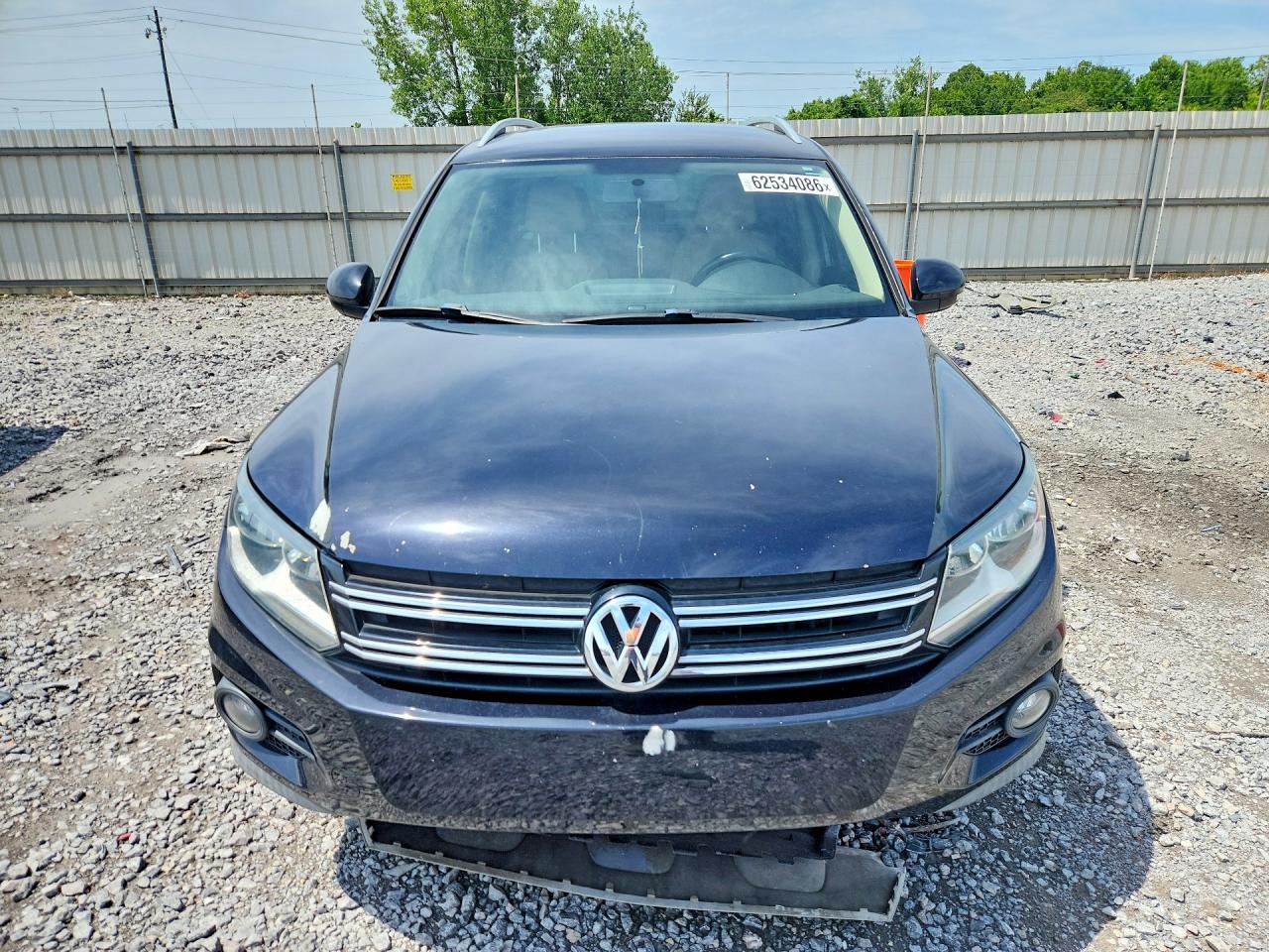 2012 Volkswagen Tiguan S Black vin: WVGAV7AX6CW516502