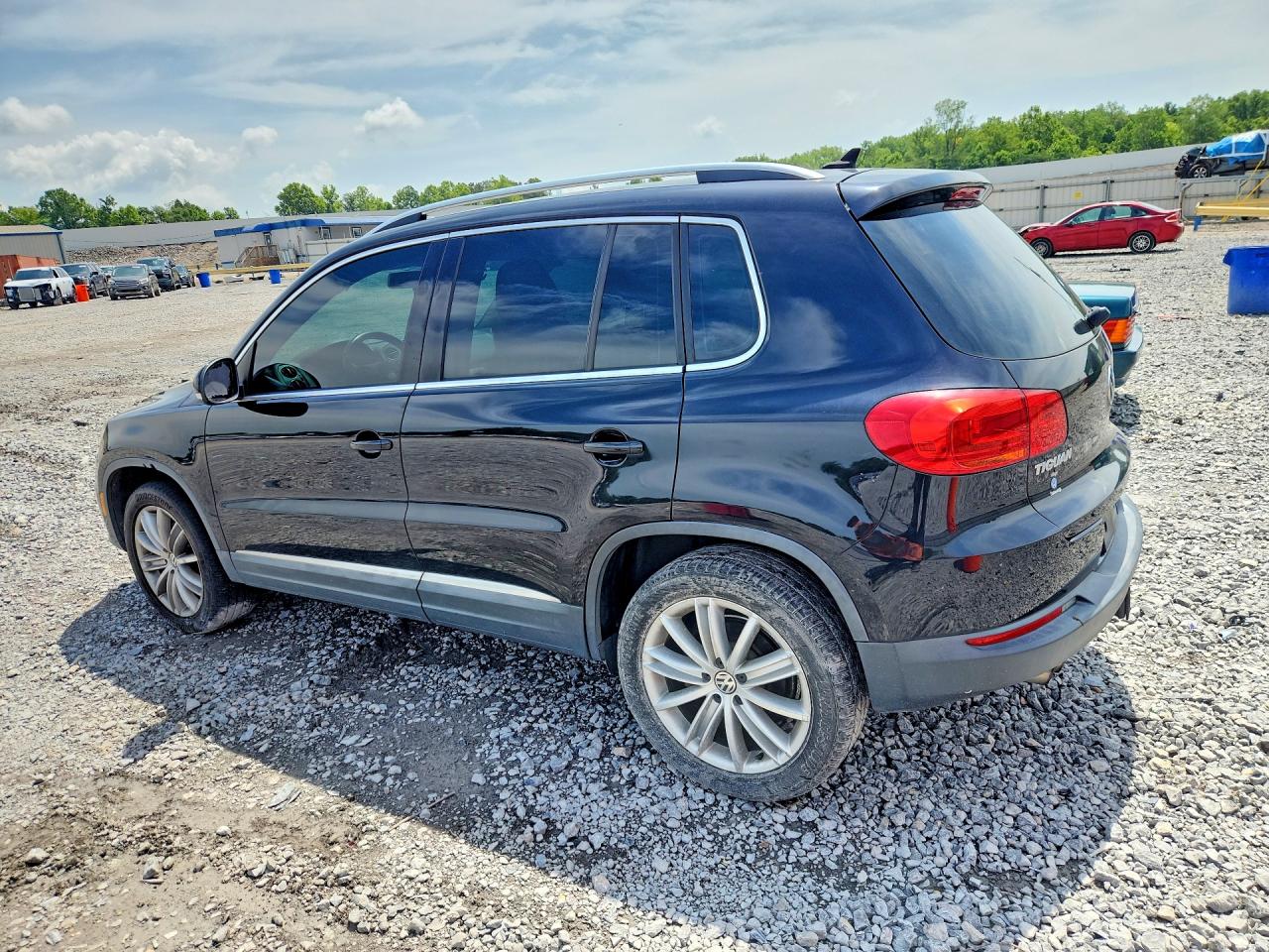 2012 Volkswagen Tiguan S Black vin: WVGAV7AX6CW516502