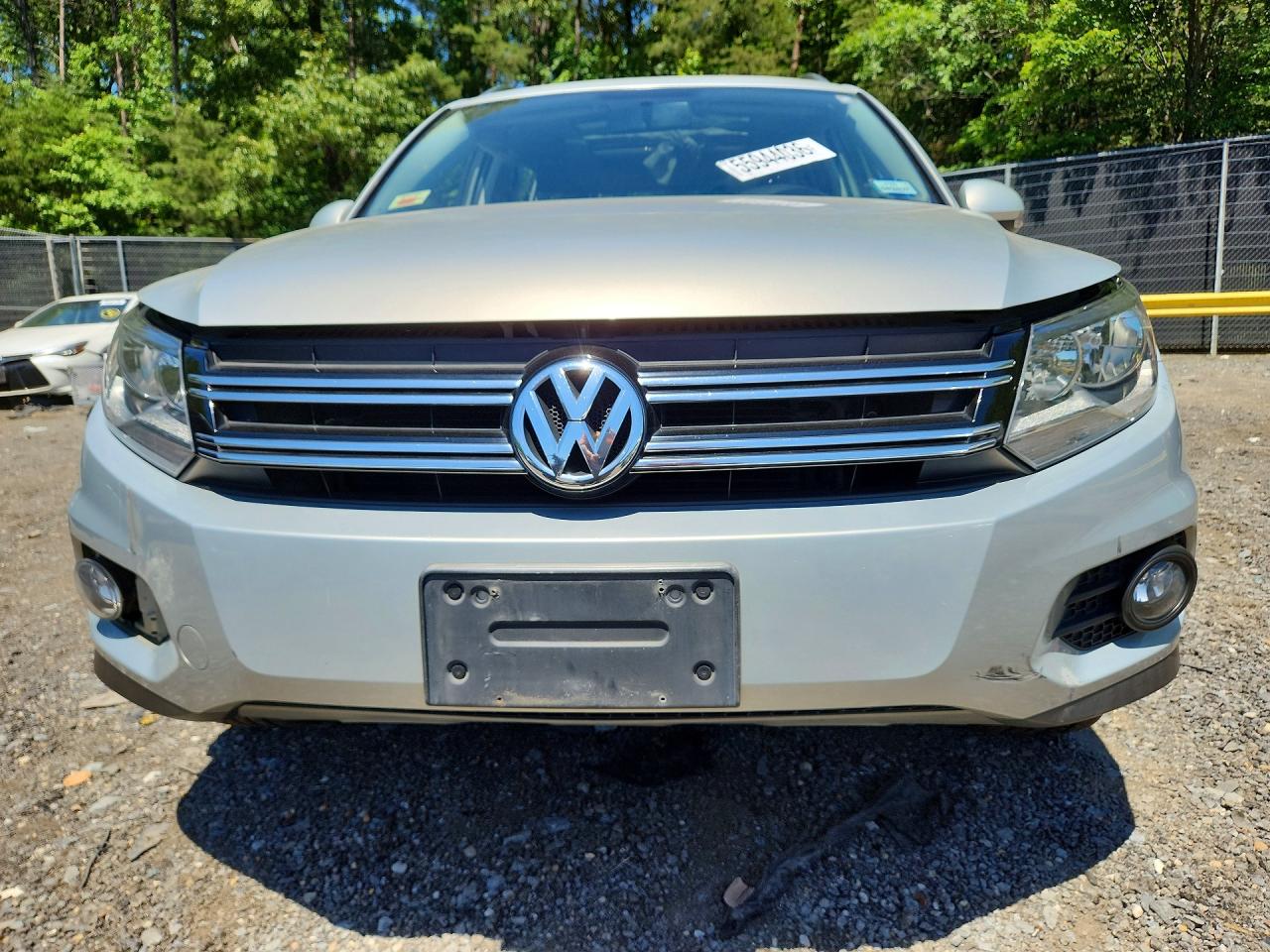 2013 Volkswagen Tiguan S Silver vin: WVGAV7AX6DW502438