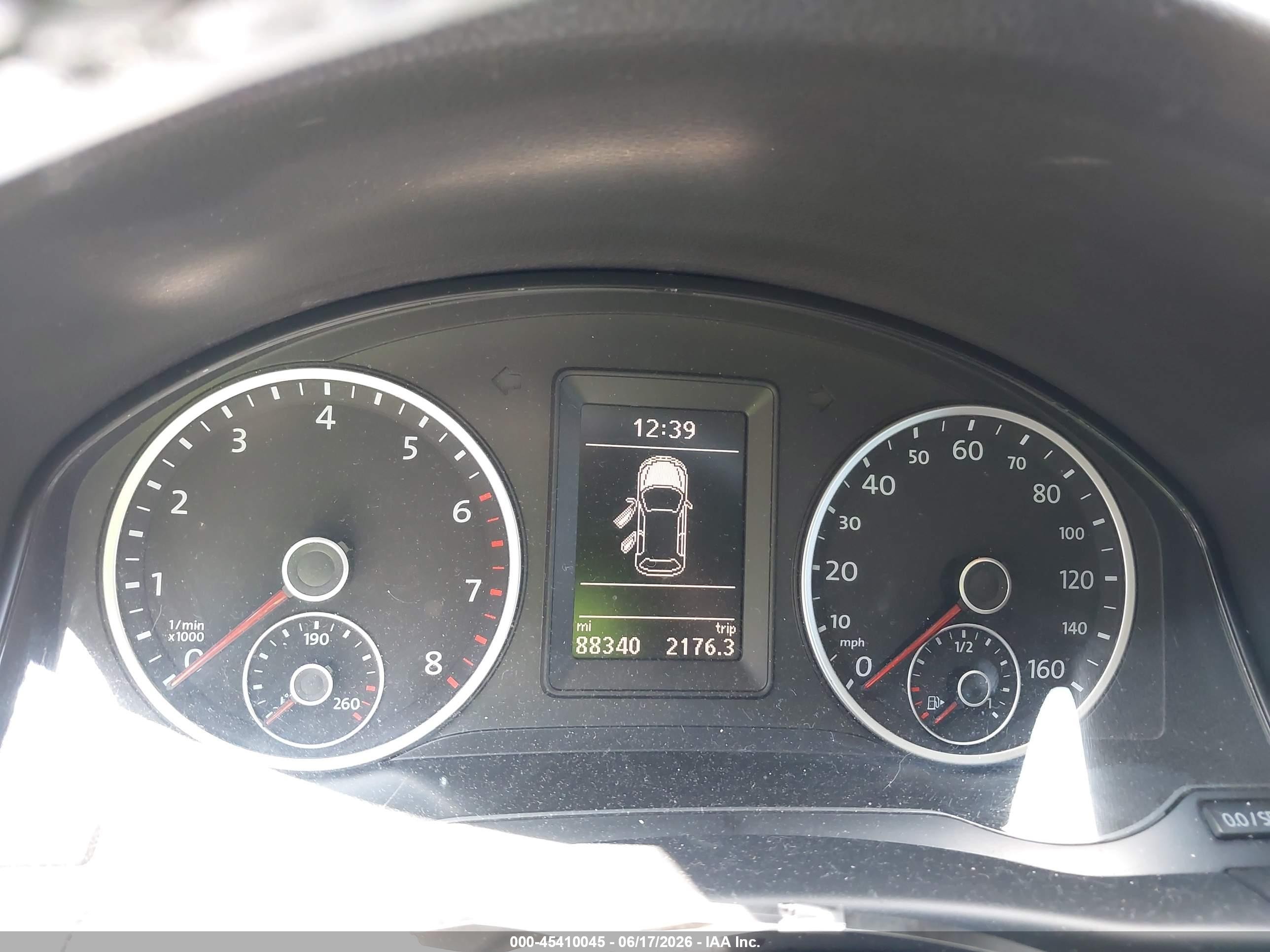 2013 Volkswagen Tiguan Se Gray vin: WVGAV7AX6DW535052