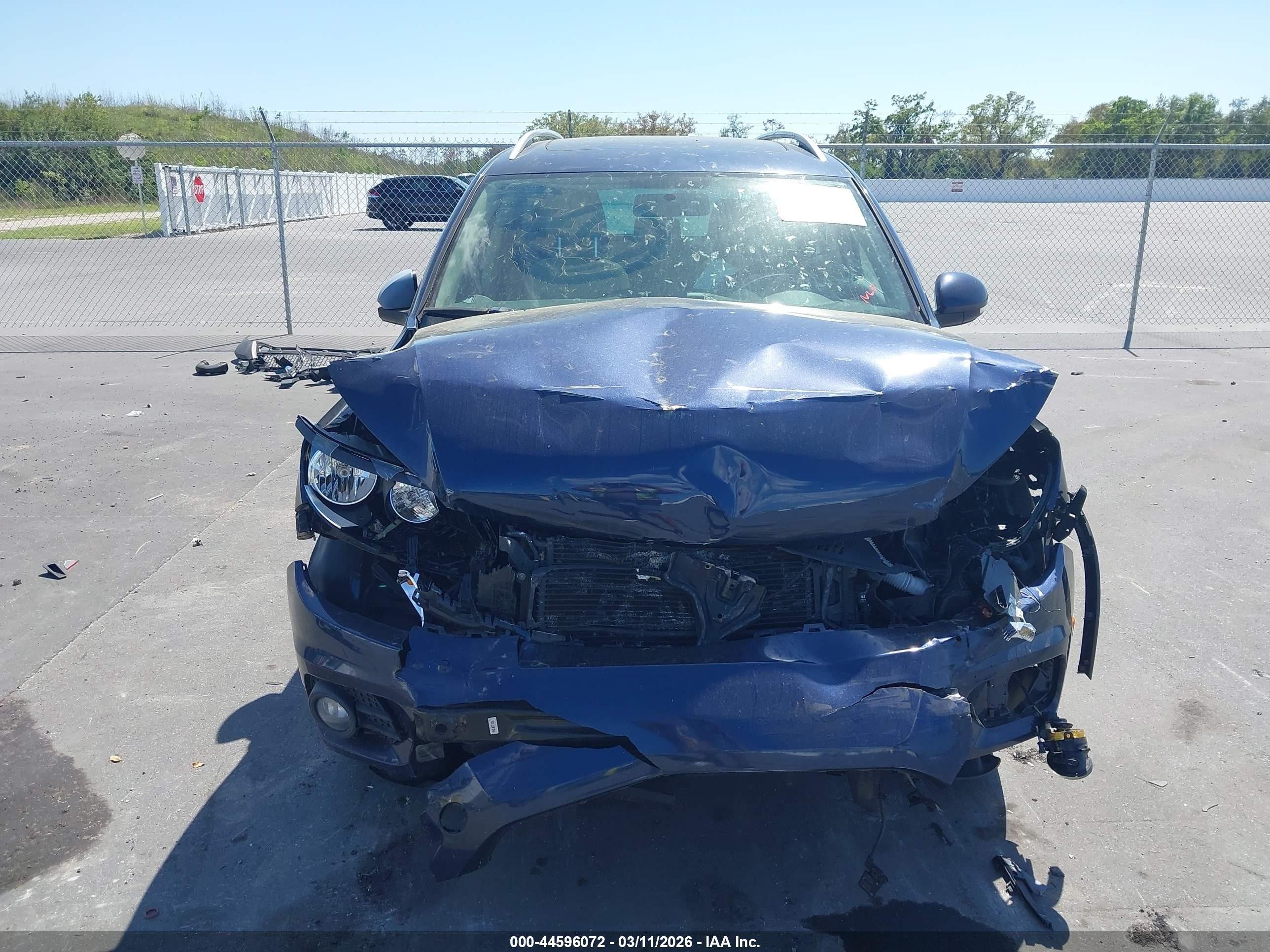 2015 Volkswagen Tiguan Sel Blue vin: WVGAV7AX6FW501096