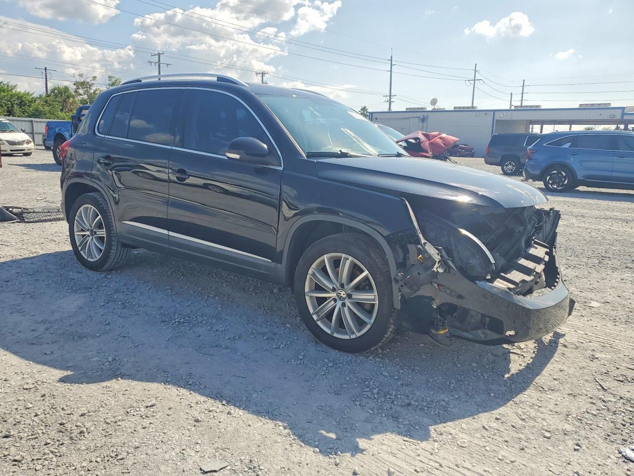 2015 Volkswagen Tiguan S Black vin: WVGAV7AX6FW509764