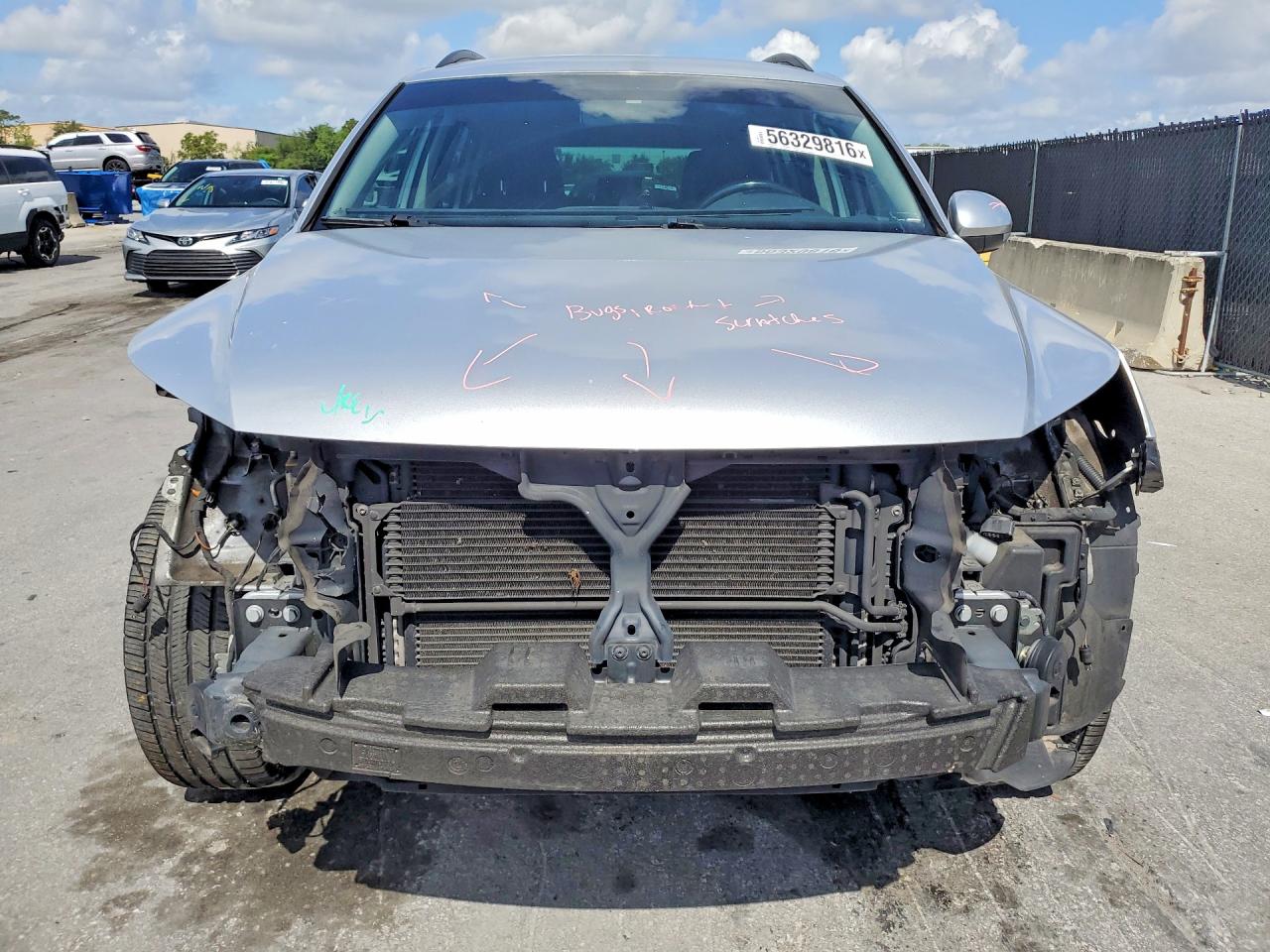 2015 Volkswagen Tiguan S Серебряный vin: WVGAV7AX6FW591947