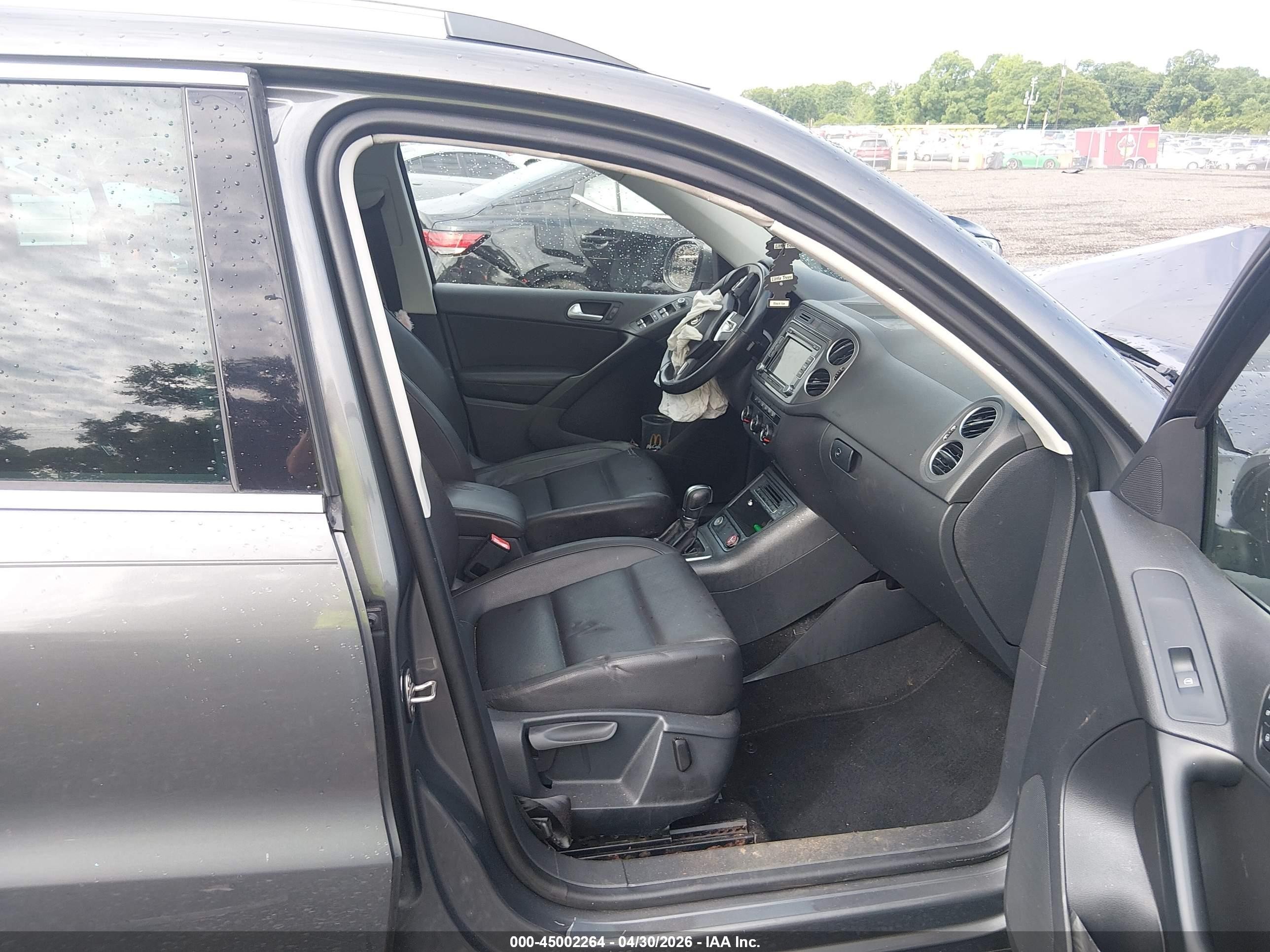 2015 Volkswagen Tiguan Se Gray vin: WVGAV7AX6FW598736
