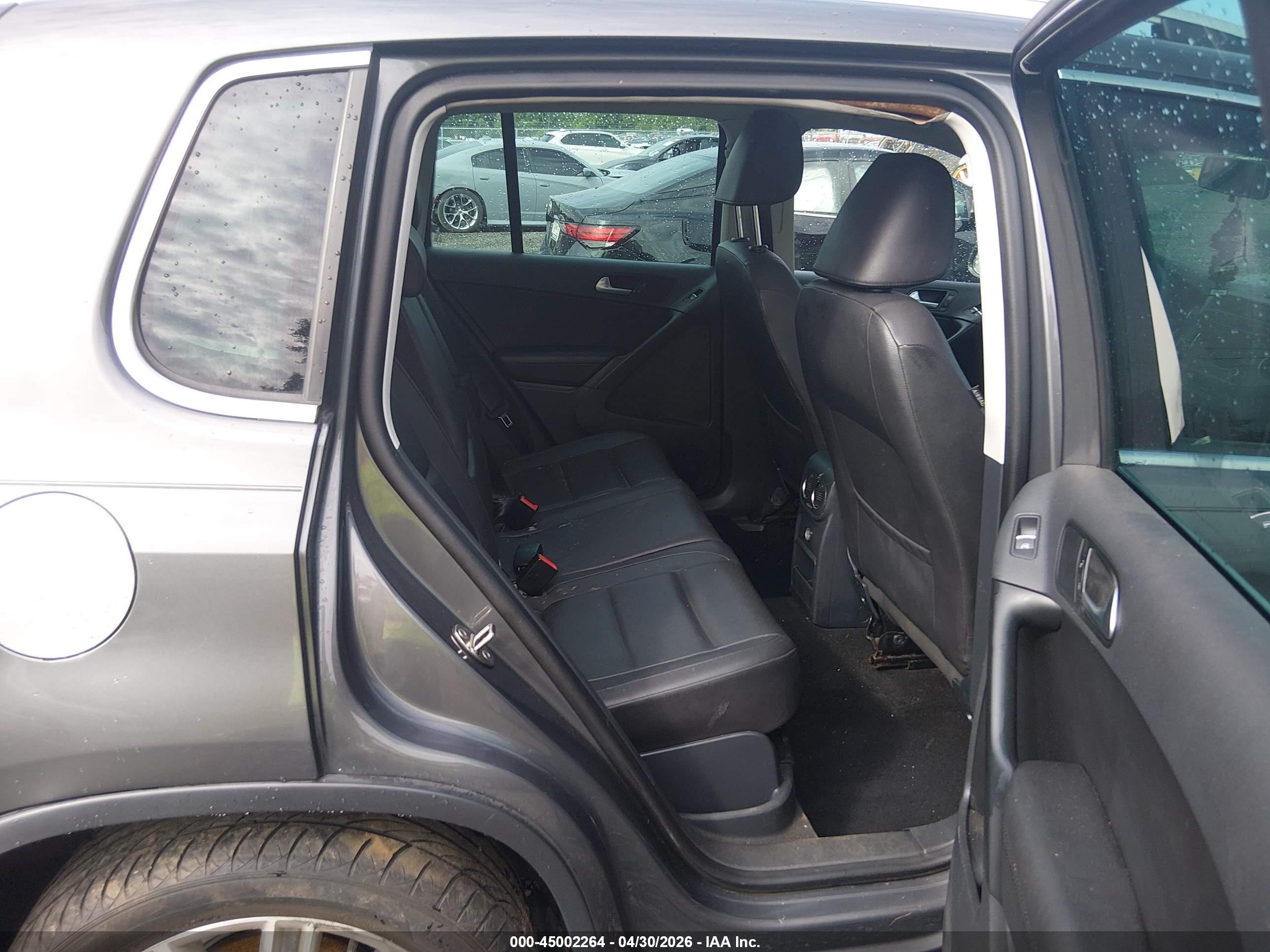2015 Volkswagen Tiguan Se Gray vin: WVGAV7AX6FW598736