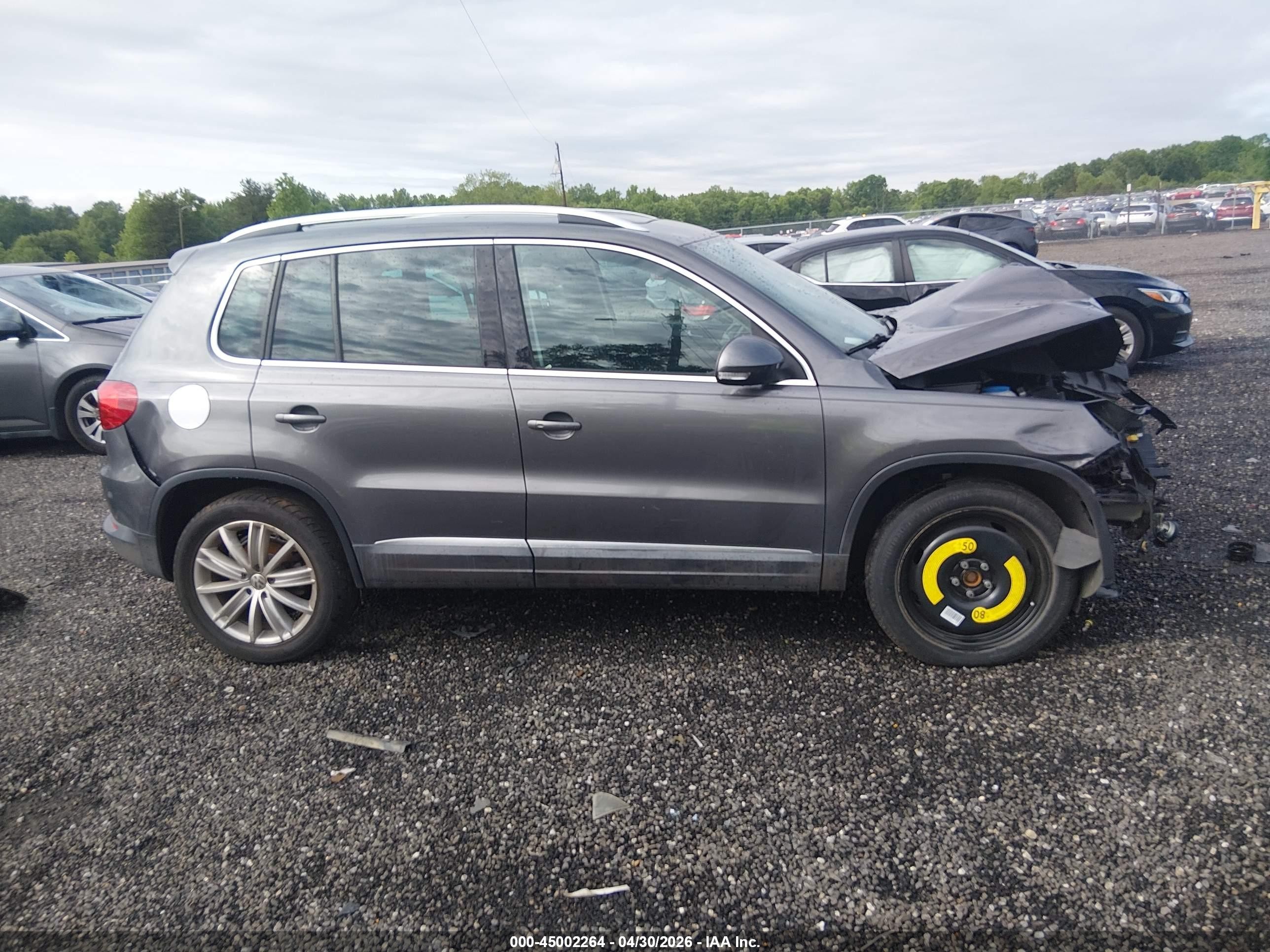 2015 Volkswagen Tiguan Se Gray vin: WVGAV7AX6FW598736