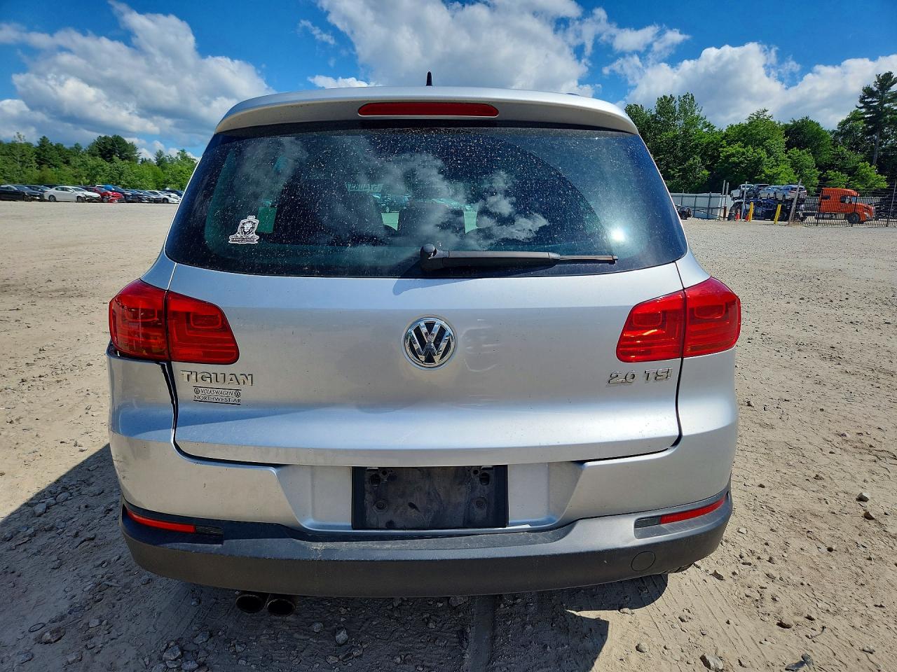 2012 Volkswagen Tiguan Silver vin: WVGAV7AX7CW534779