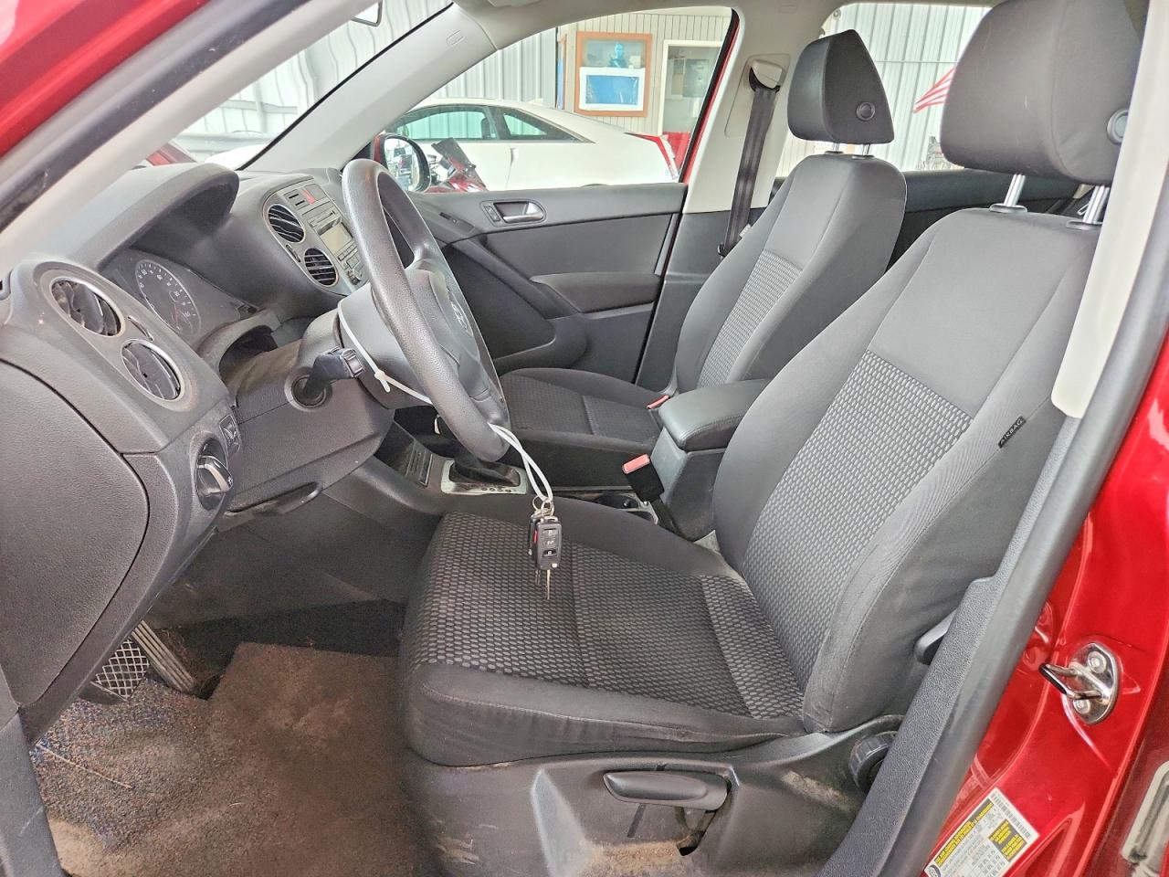 2011 Volkswagen Tiguan S Red vin: WVGAV7AX8BW001533