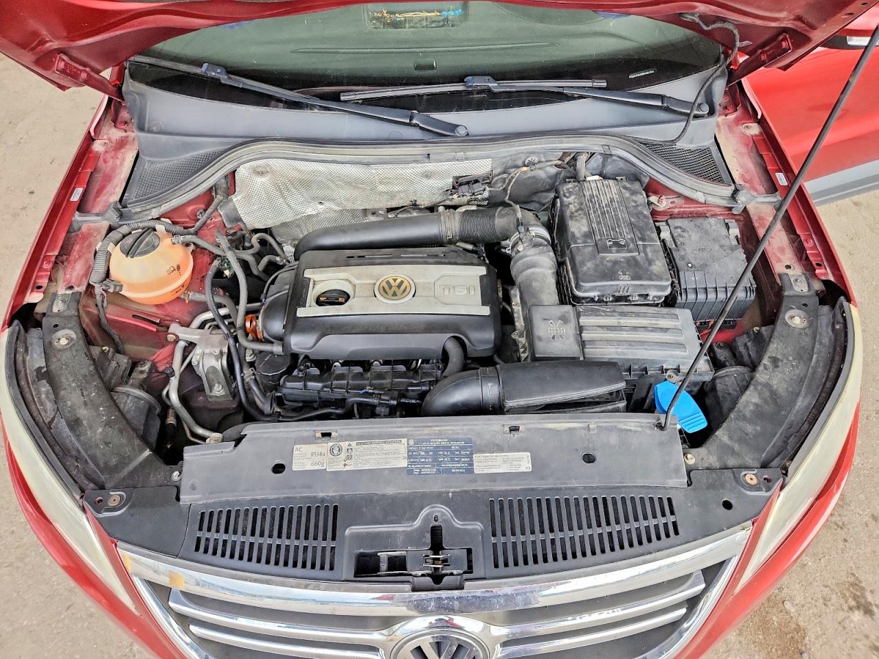 2011 Volkswagen Tiguan S Red vin: WVGAV7AX8BW001533