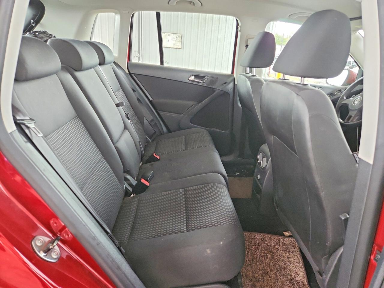 2011 Volkswagen Tiguan S Red vin: WVGAV7AX8BW001533