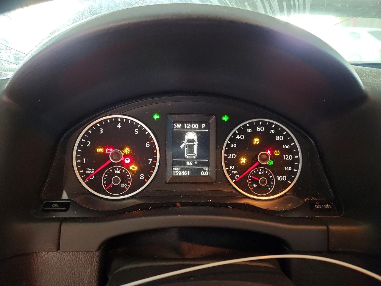 2012 Volkswagen Tiguan S Серый vin: WVGAV7AX8CW006023