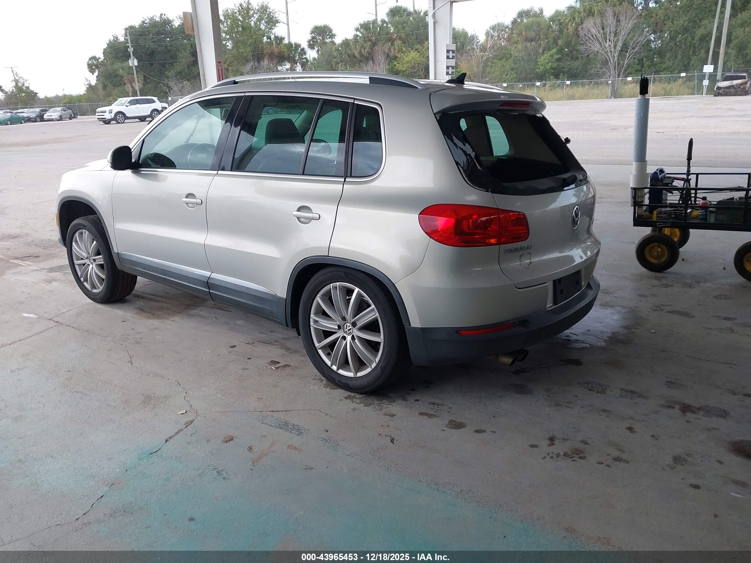 2012 Volkswagen Tiguan Se Silver vin: WVGAV7AX8CW570531