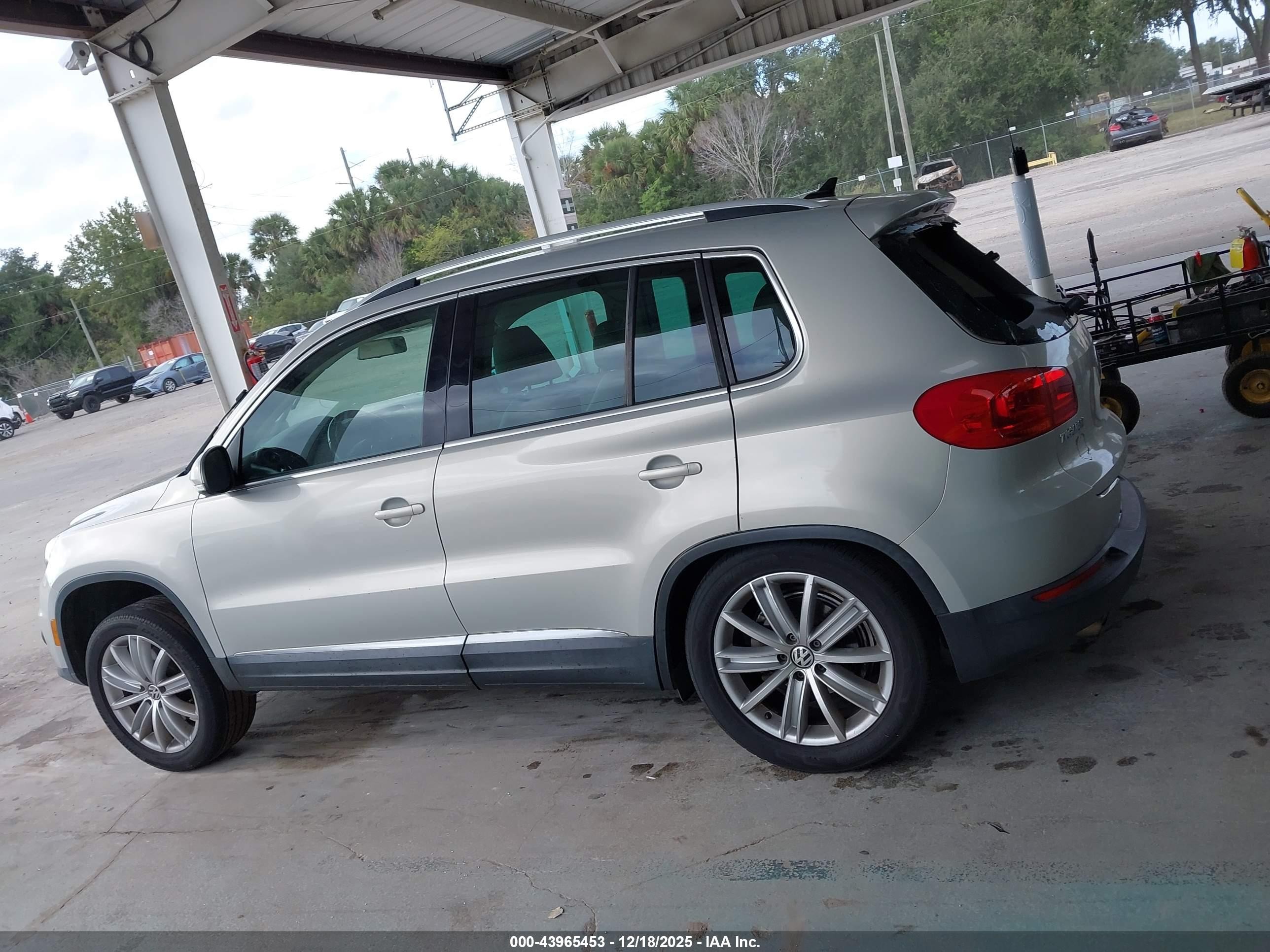 2012 Volkswagen Tiguan Se Silver vin: WVGAV7AX8CW570531