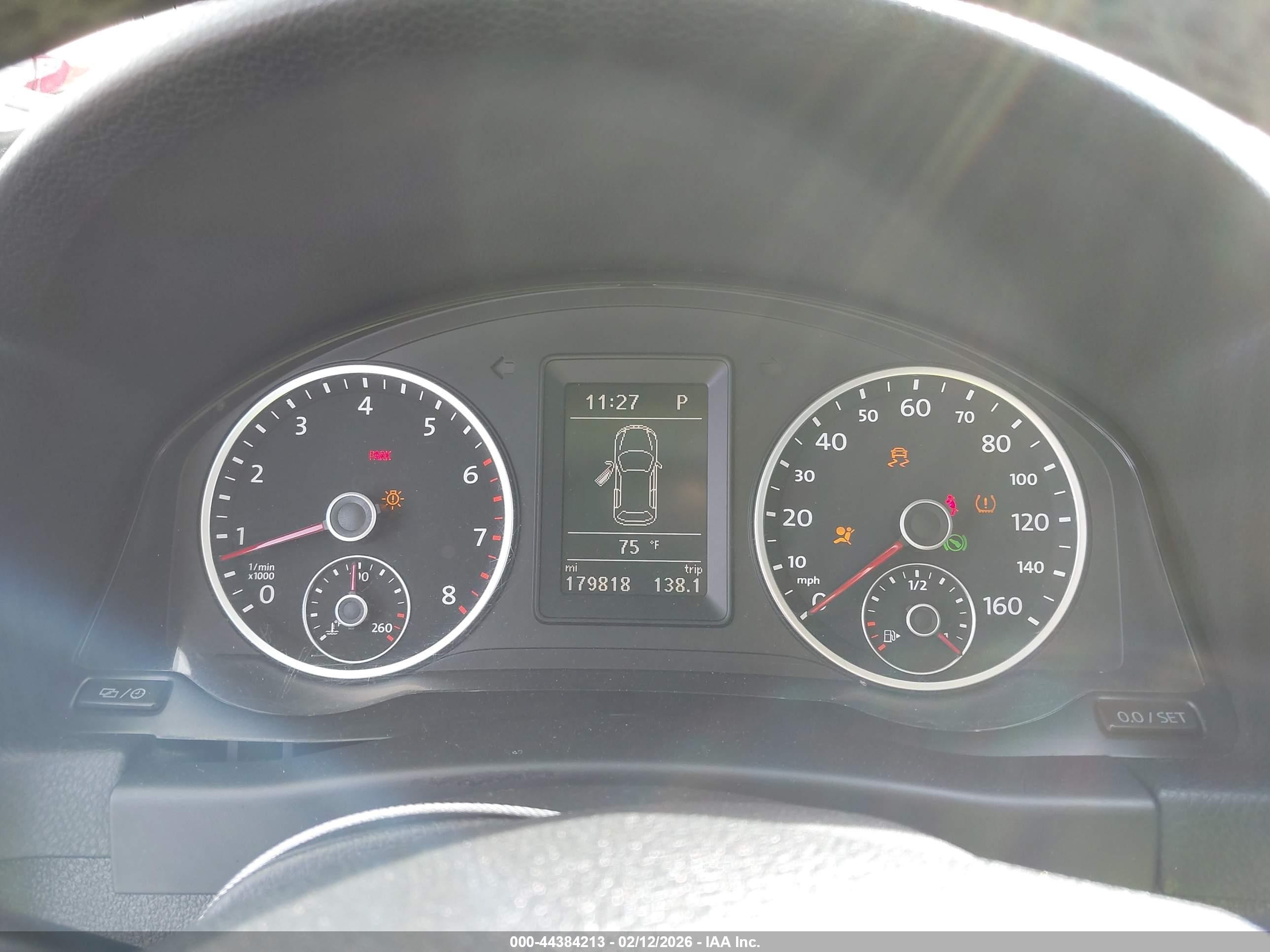 2013 Volkswagen Tiguan S Black vin: WVGAV7AX8DW530192