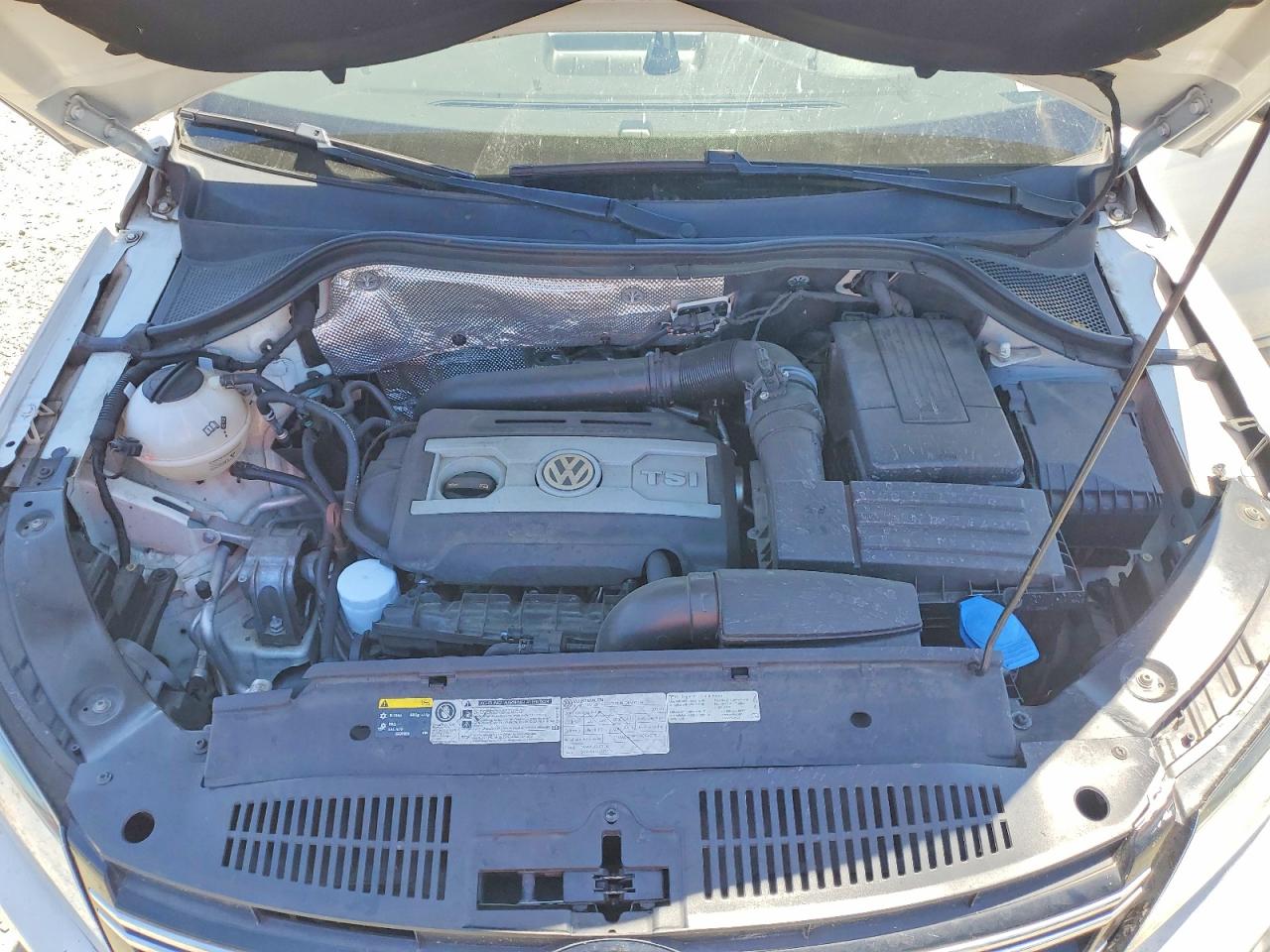 2013 Volkswagen Tiguan S Белый vin: WVGAV7AX8DW541998