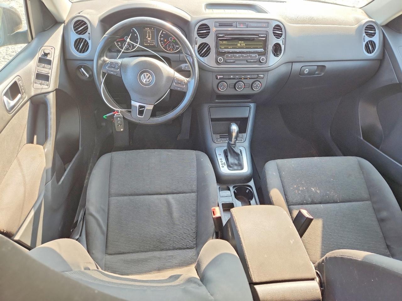 2013 Volkswagen Tiguan S Black vin: WVGAV7AX8DW553973