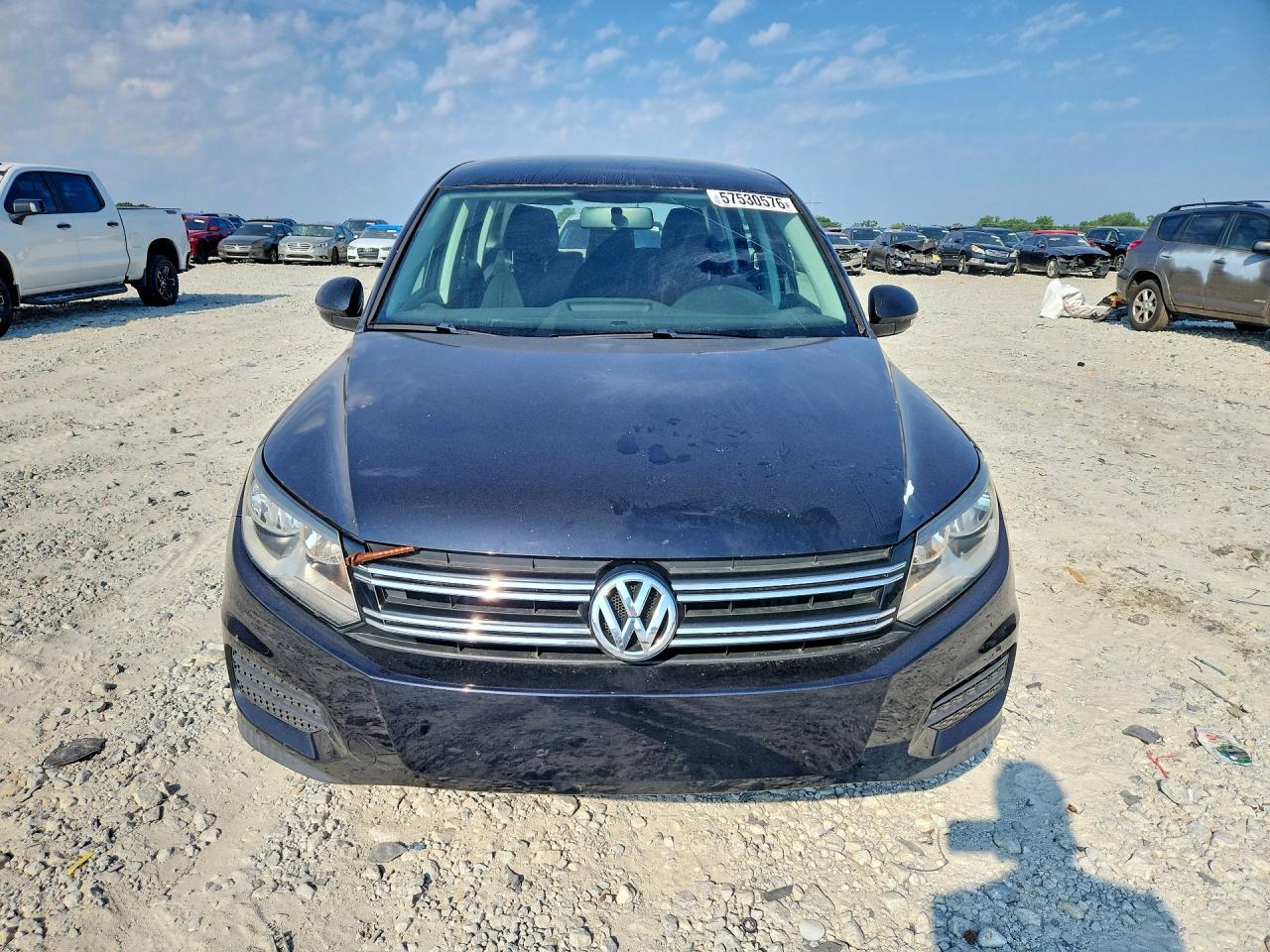 2013 Volkswagen Tiguan S Black vin: WVGAV7AX8DW553973
