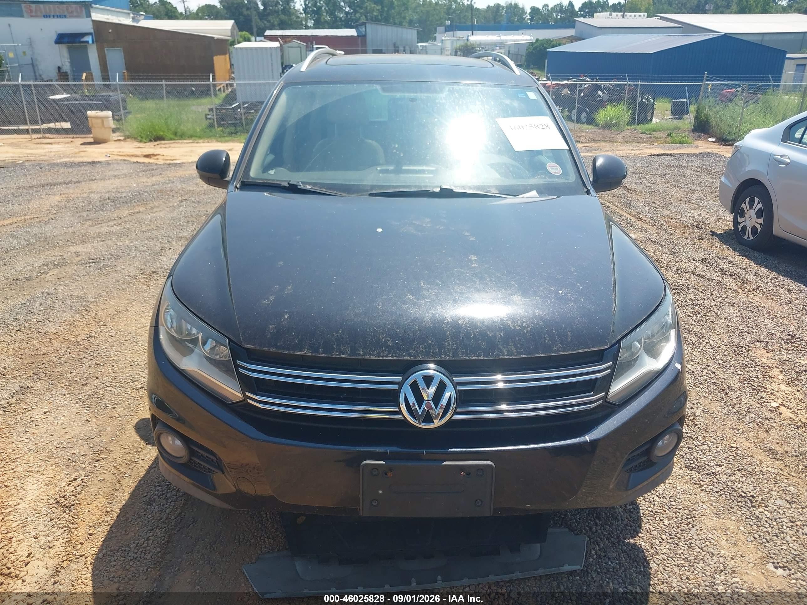 2015 Volkswagen Tiguan Sel Black vin: WVGAV7AX8FW543804