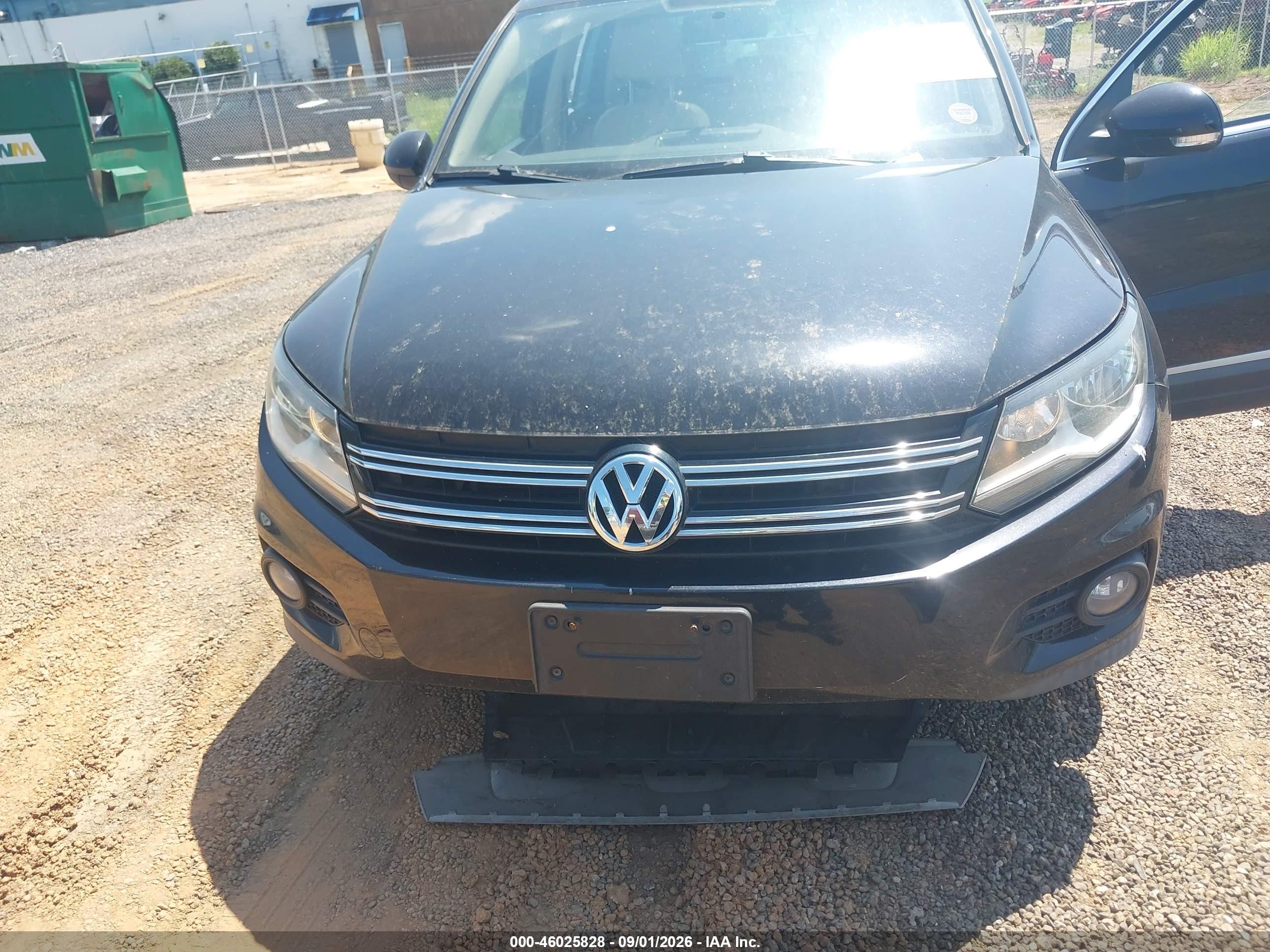2015 Volkswagen Tiguan Sel Black vin: WVGAV7AX8FW543804