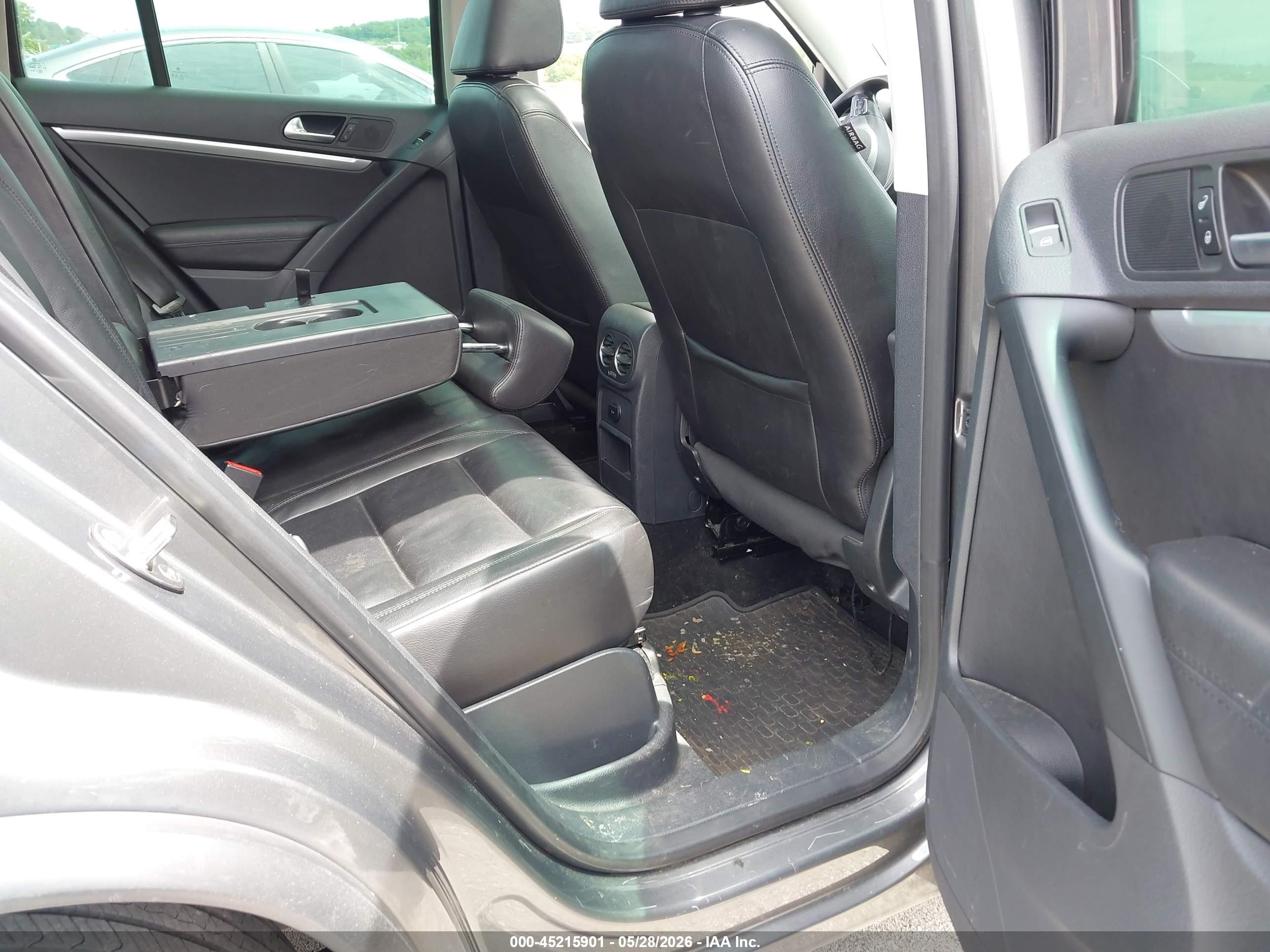 2012 Volkswagen Tiguan Sel Gray vin: WVGAV7AX9CW002255