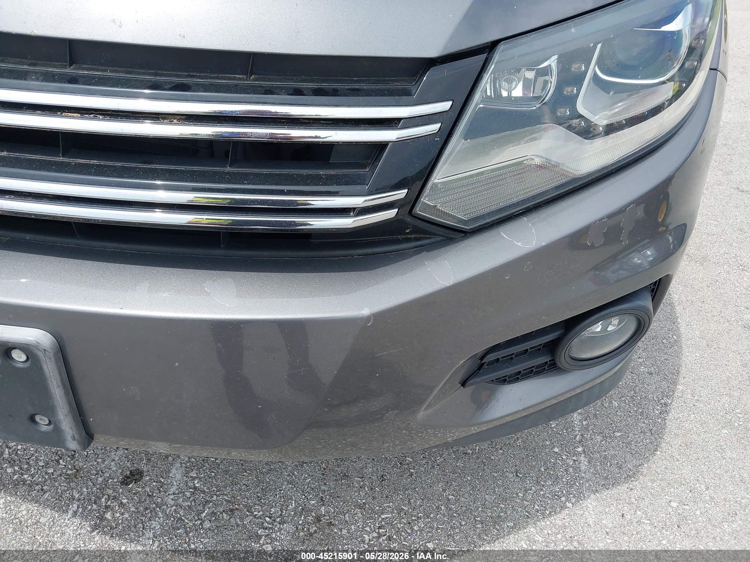 2012 Volkswagen Tiguan Sel Gray vin: WVGAV7AX9CW002255