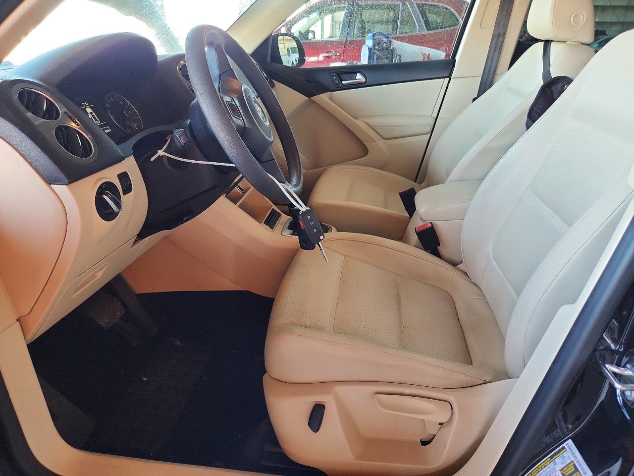 2012 Volkswagen Tiguan S Black vin: WVGAV7AX9CW560722