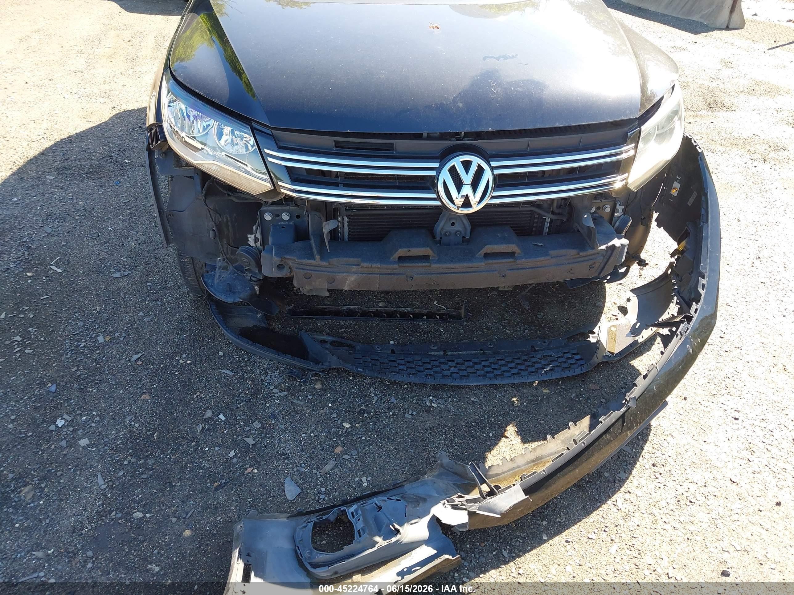 2013 Volkswagen Tiguan S/se/sel Black vin: WVGAV7AX9DW503549