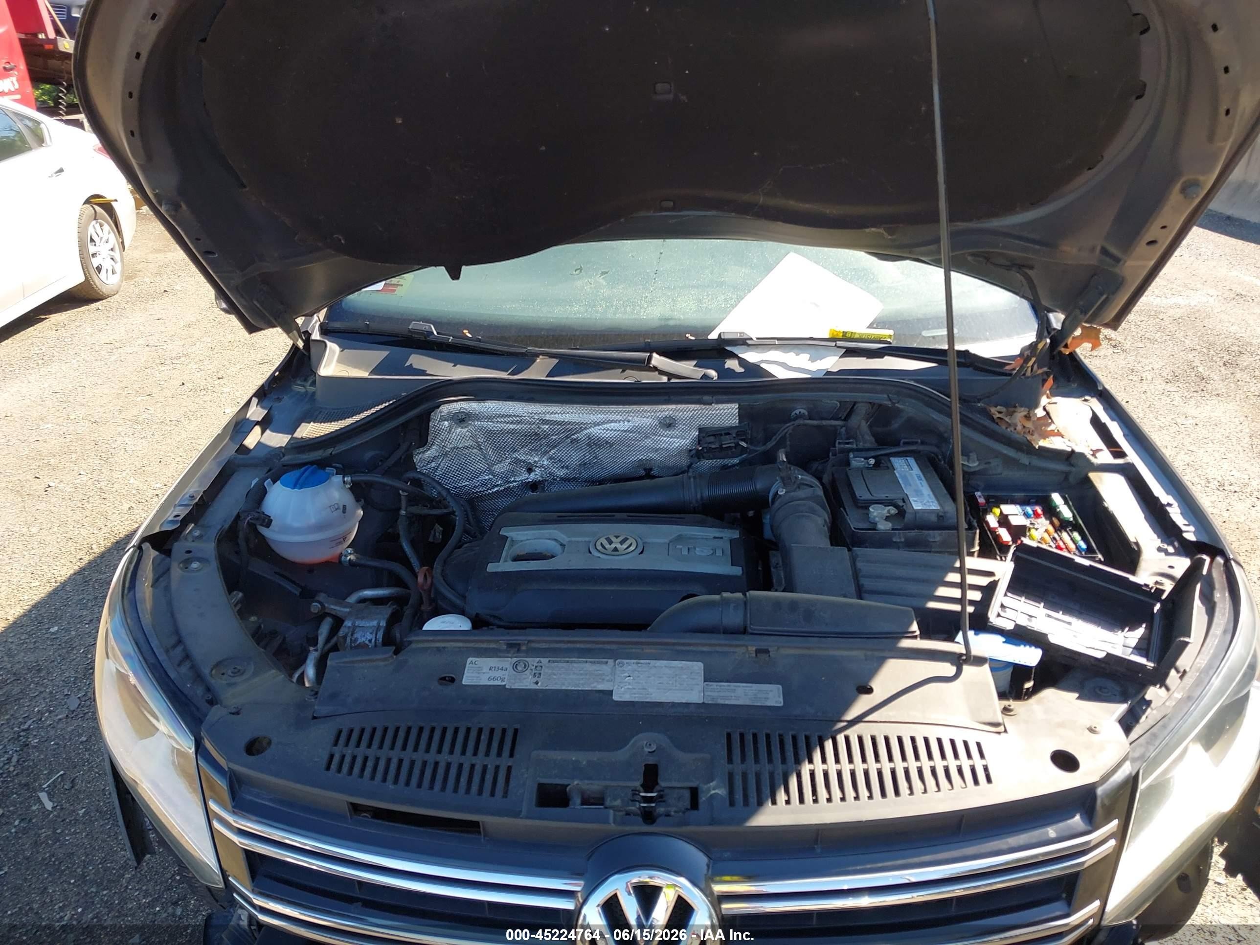 2013 Volkswagen Tiguan S/se/sel Black vin: WVGAV7AX9DW503549