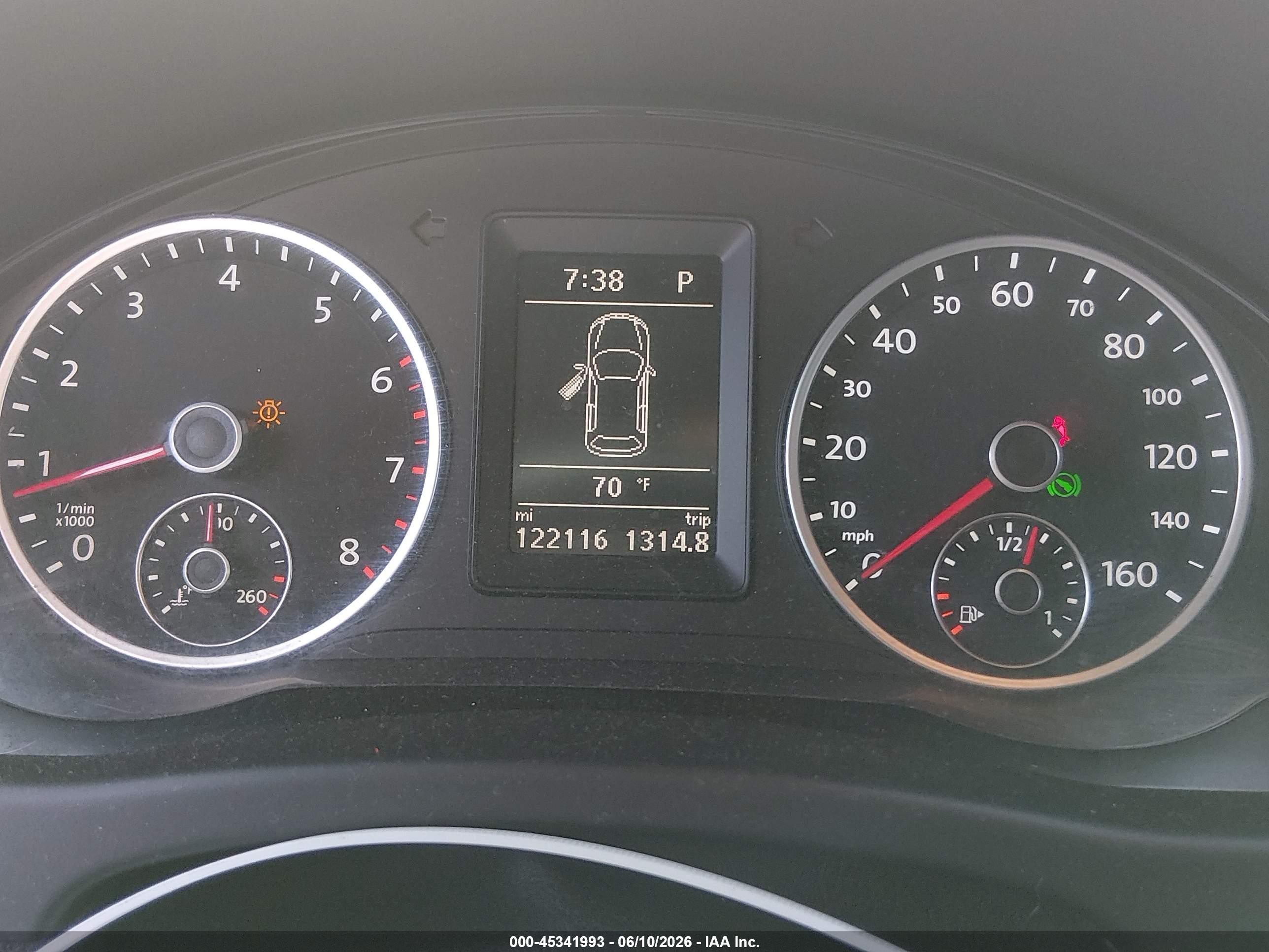2013 Volkswagen Tiguan S White vin: WVGAV7AX9DW504006
