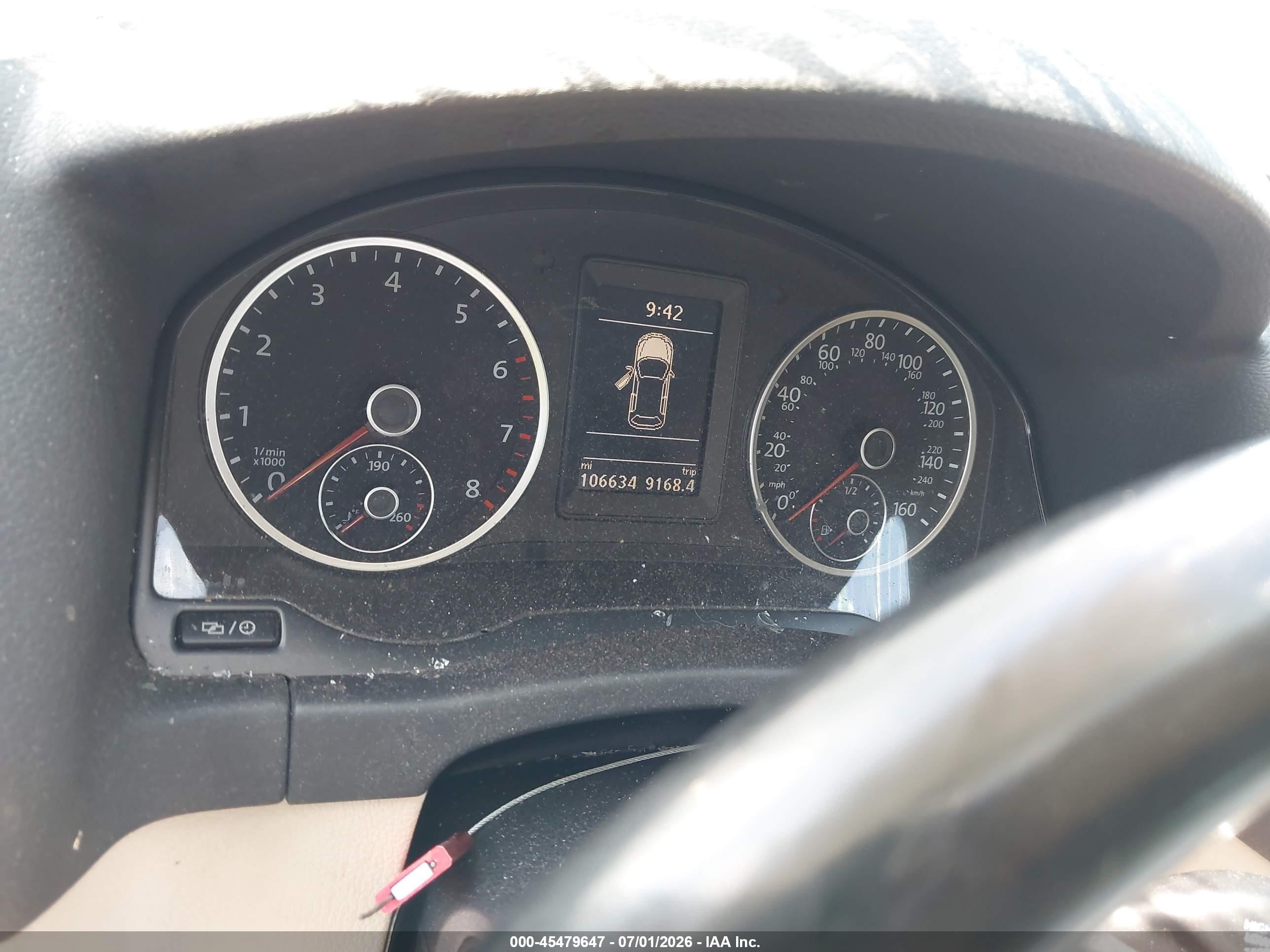 2015 Volkswagen Tiguan Sel Белый vin: WVGAV7AX9FW558635