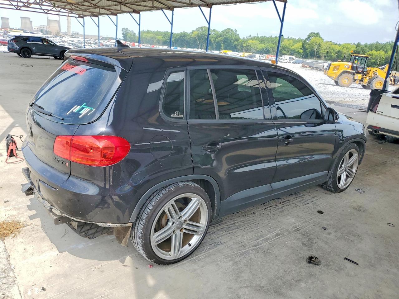 2015 Volkswagen Tiguan S Black vin: WVGAV7AX9FW615657